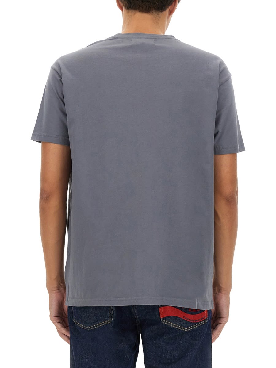 Vivienne Westwood T-shirt With Logo Unisex In Grey