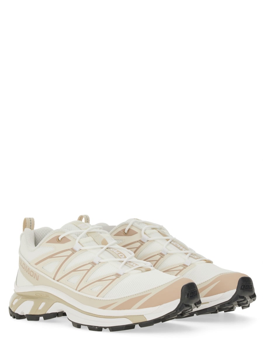 Salomon Fabric Xt-6 Sneakers Mesh Panels In White
