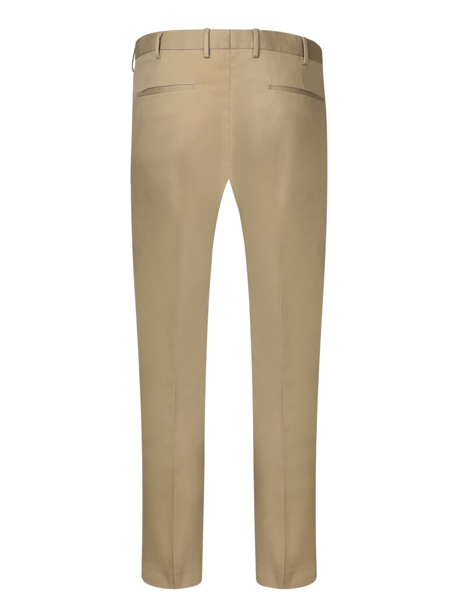 PT TORINO SAGE GREEN STRETCH GABARDINE TROUSERS 