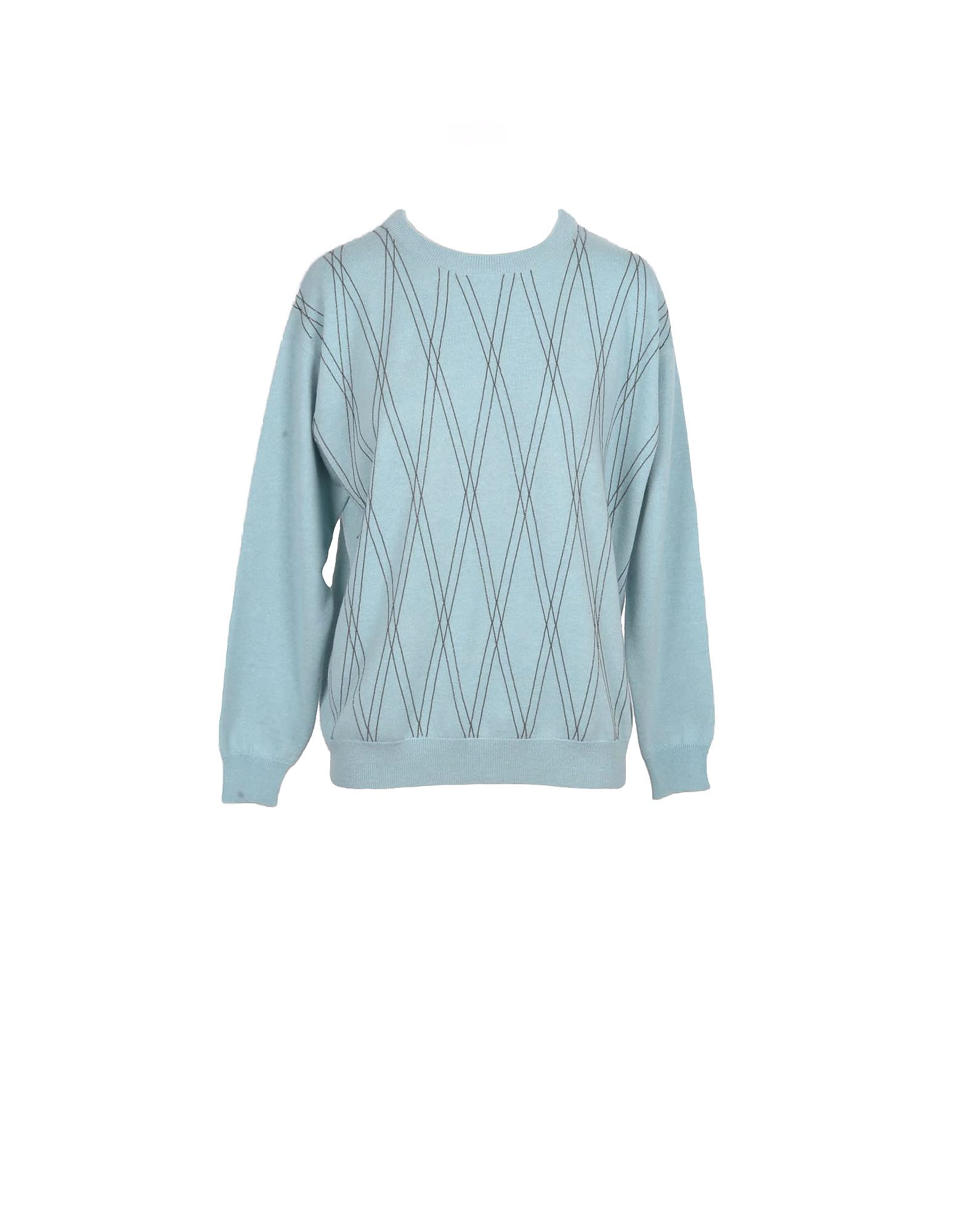 Brunello Cucinelli Womens Aqua Sweater