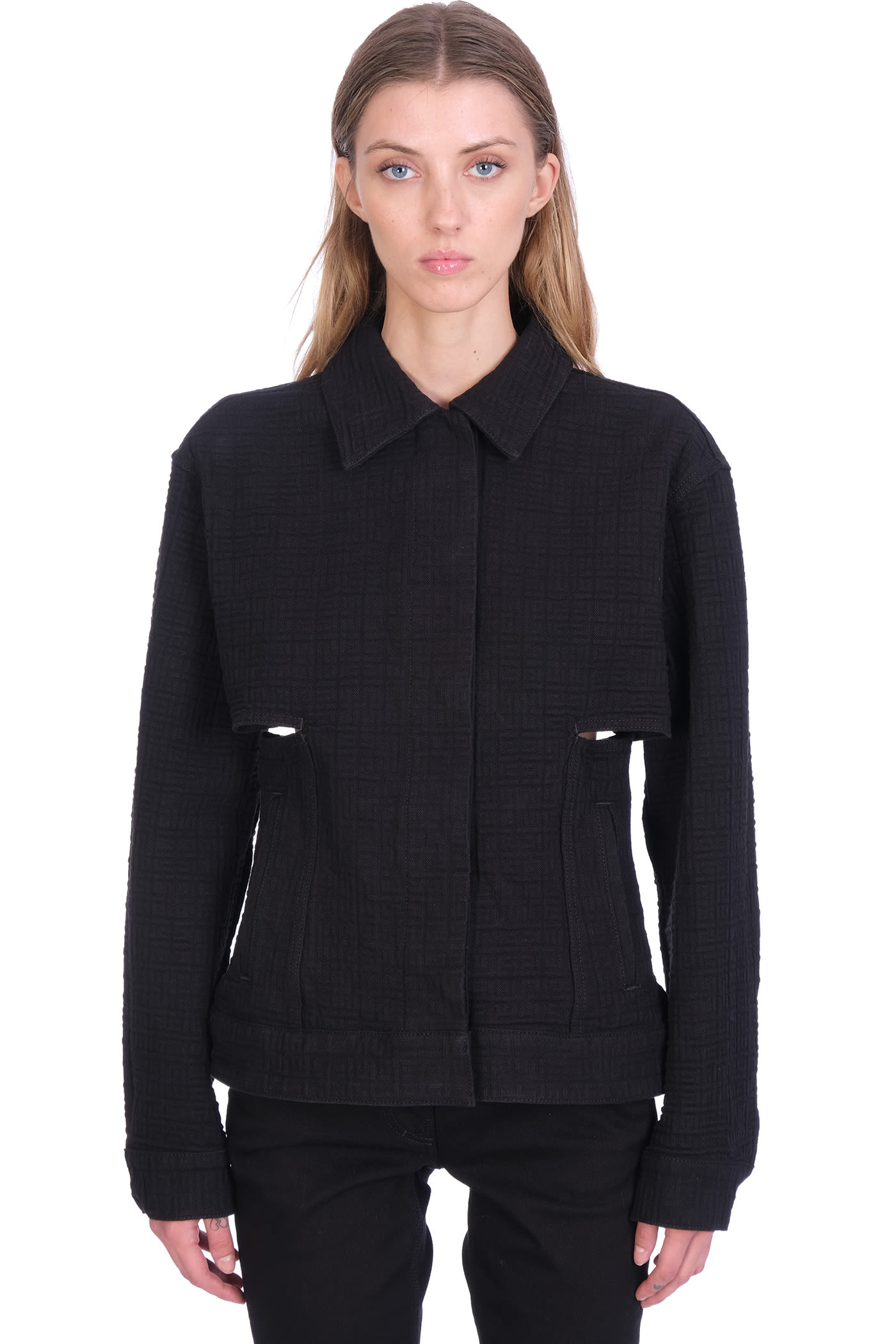 Givenchy Casual Jacket In Black Cotton