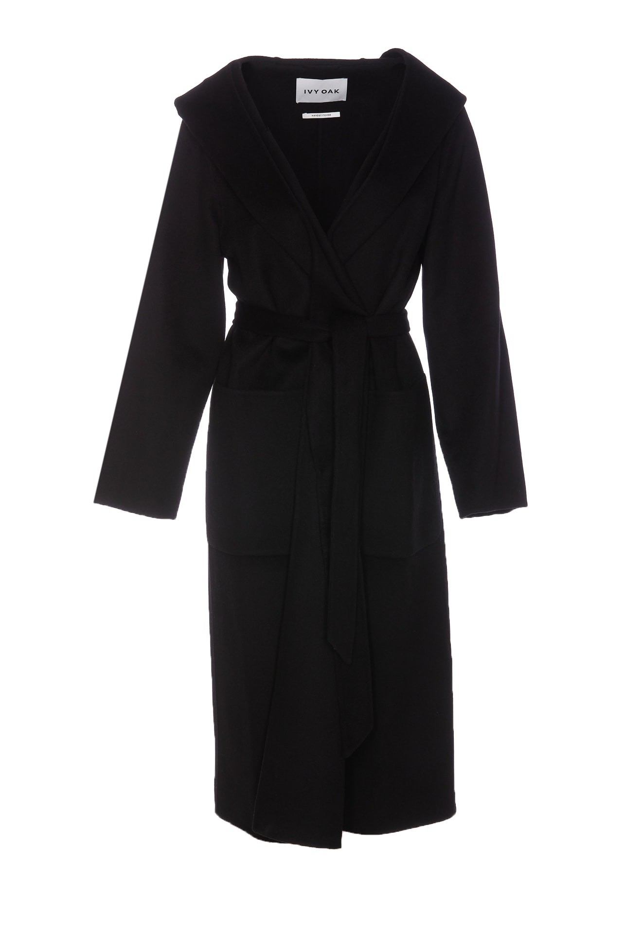 Shop Ivy & Oak Celie Double Breasted Coat In Black