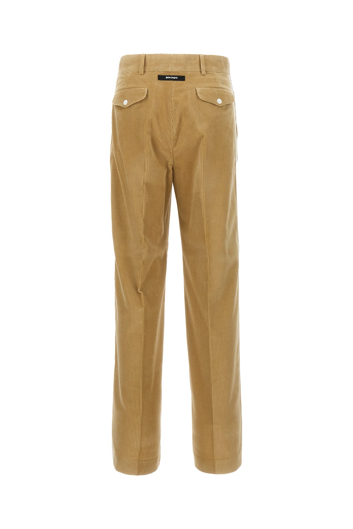 Shop Palm Angels Camel Corduroy Pants In 6103