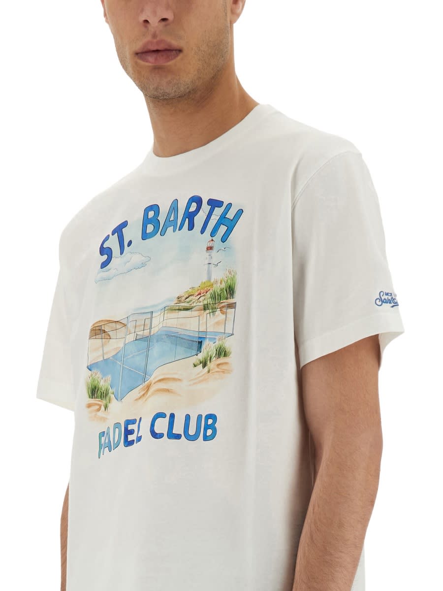 MC2 SAINT BARTH T-SHIRT WITH PRINT