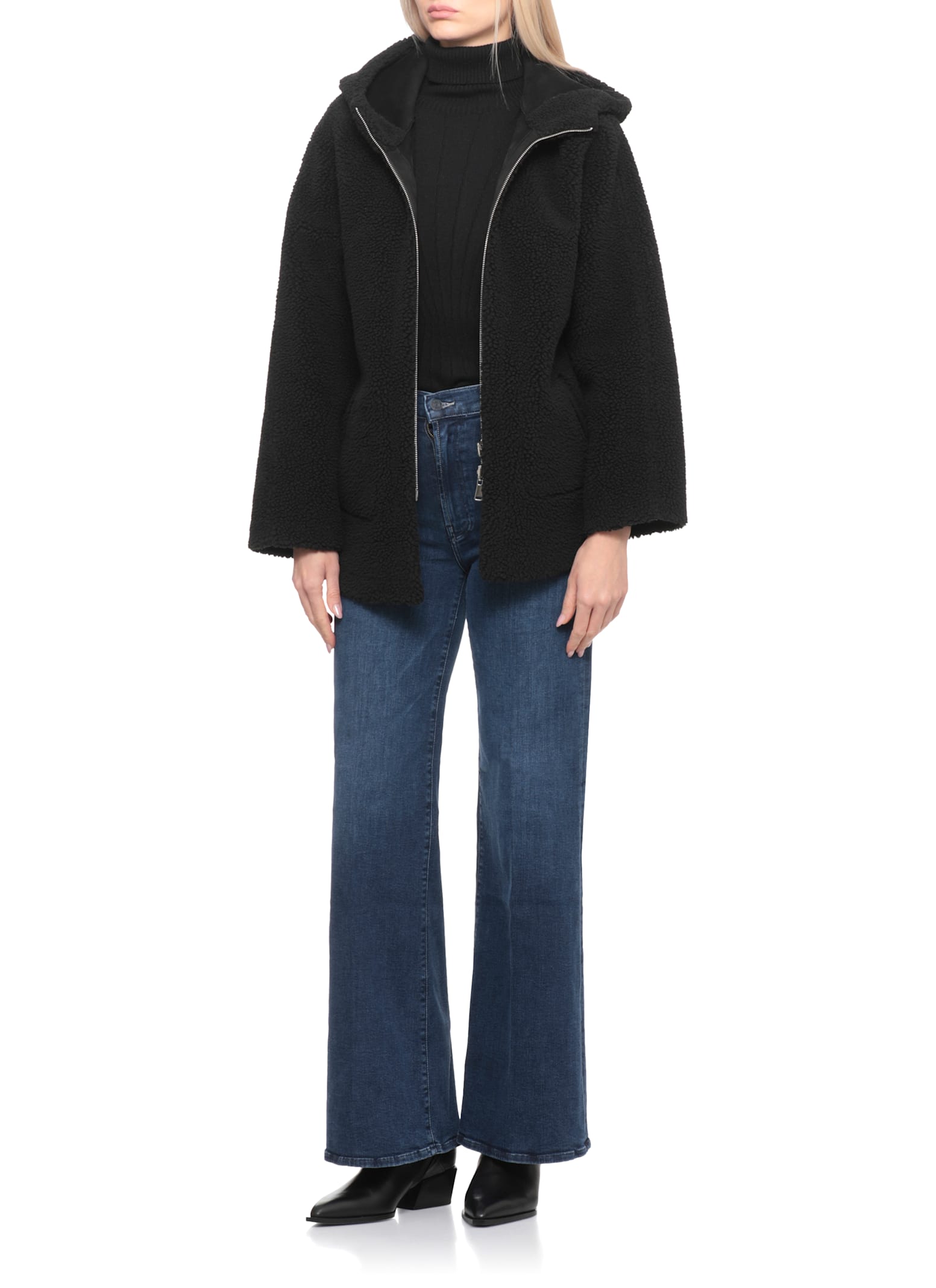 Betta Corradi Reversible Coat In Black