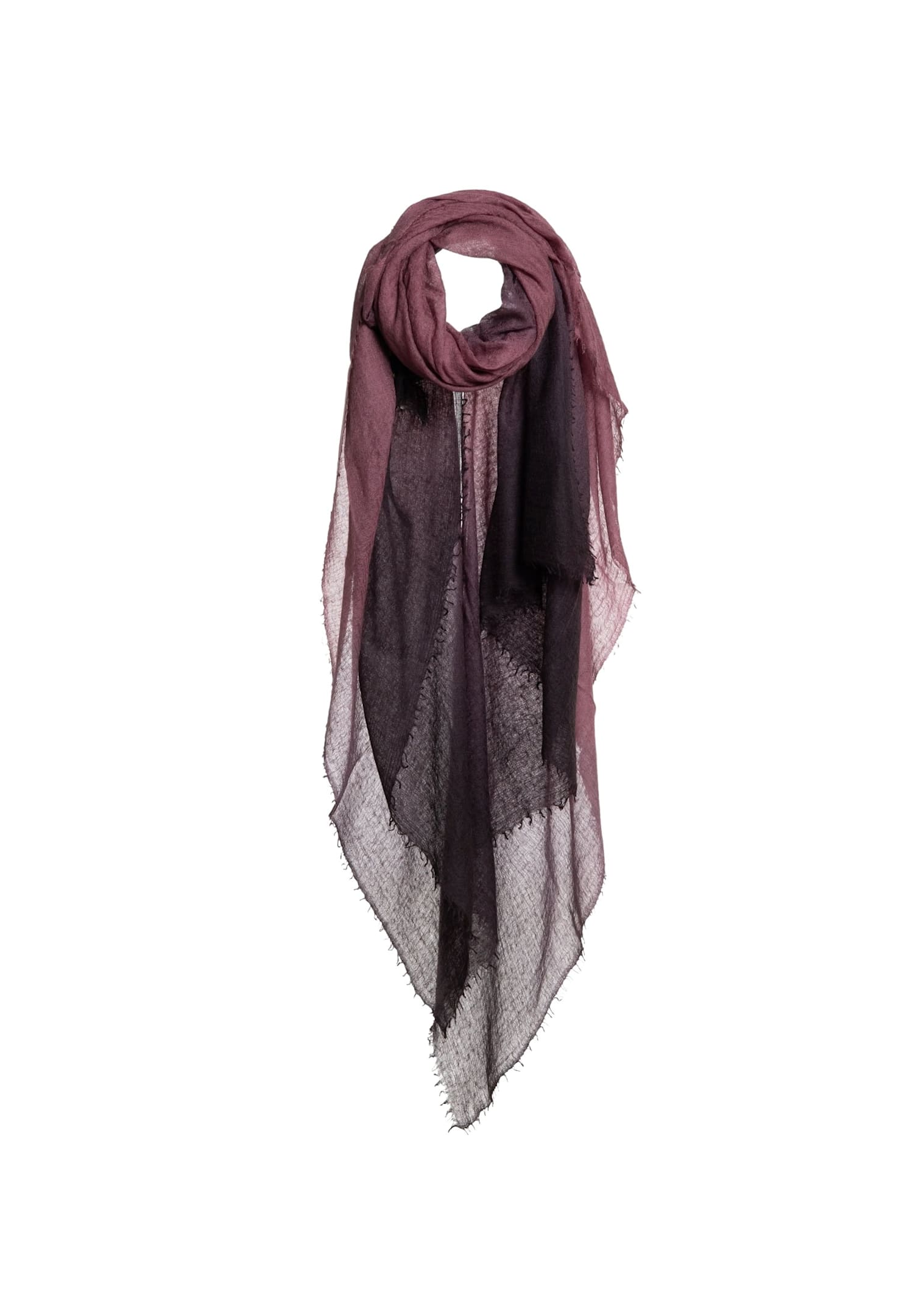 Mirror In The Sky Souffle Semi Felted Ombree Ends In Brown