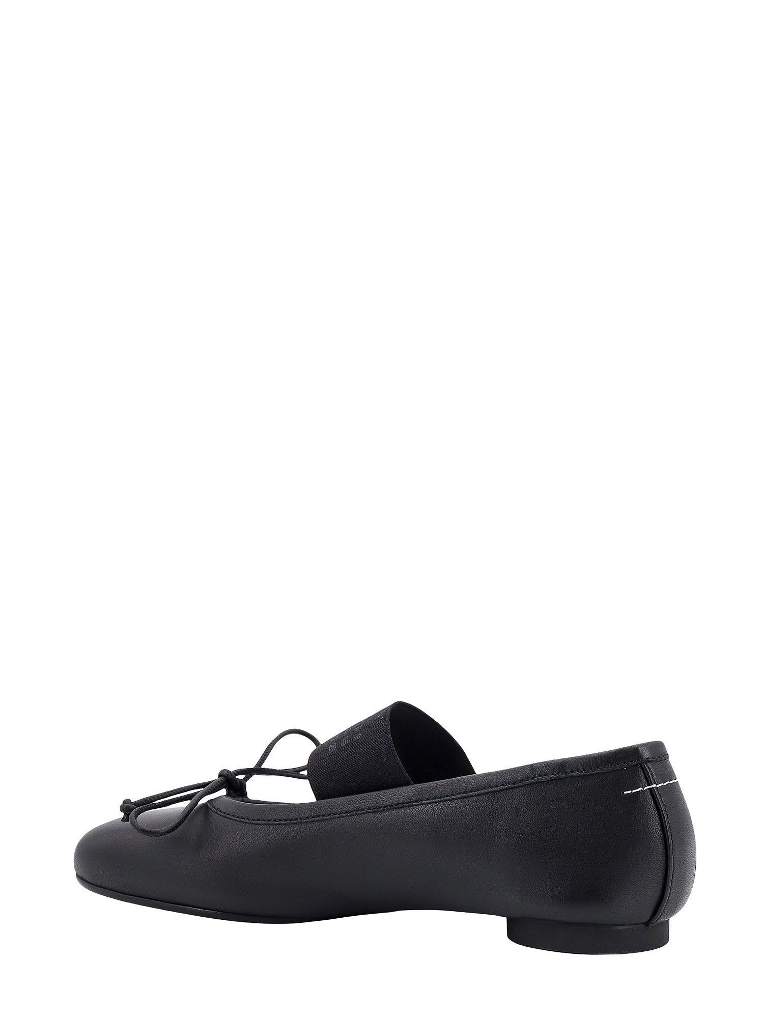 Shop Mm6 Maison Margiela Ballerinas In Black