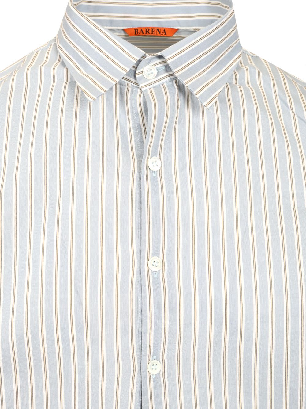 Shop Barena Venezia Pavan Shirt In Cotton And Silk