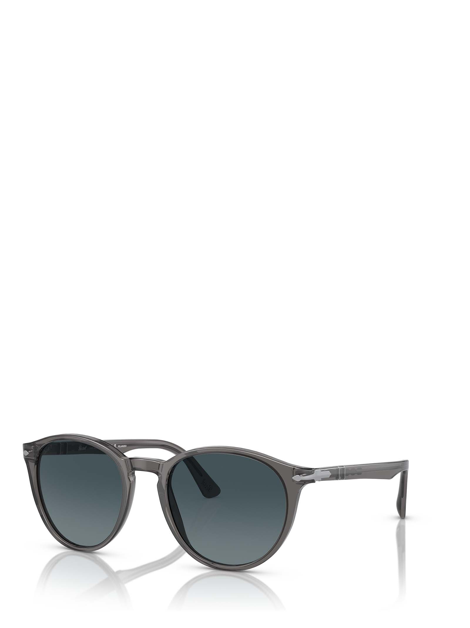 Shop Persol Po3152s Transparent Grey Sunglasses