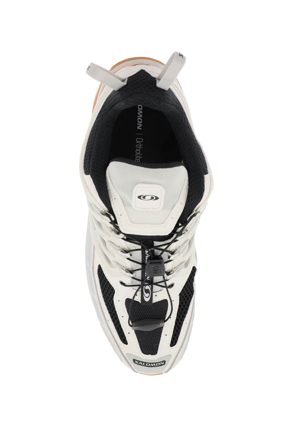 Shop Salomon Acs Pro Sneakers In Vanilla Ice Lunar Rock Tomato Cream (white)