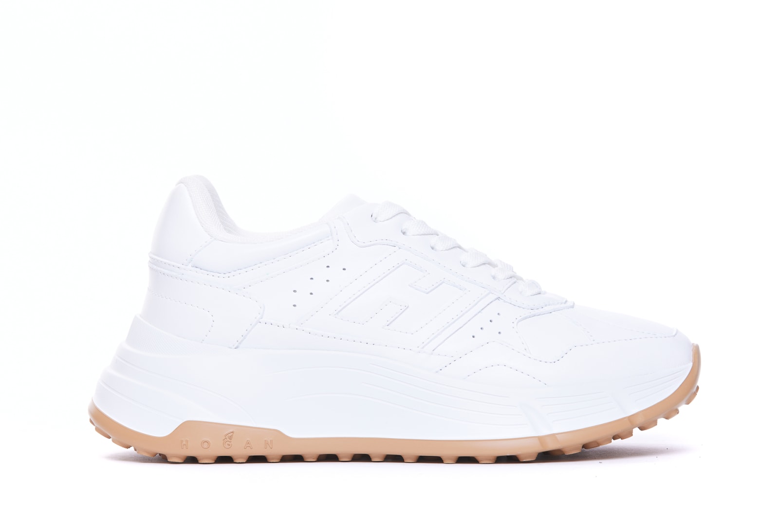 Shop Hogan Hi-fi  Sneakers In White