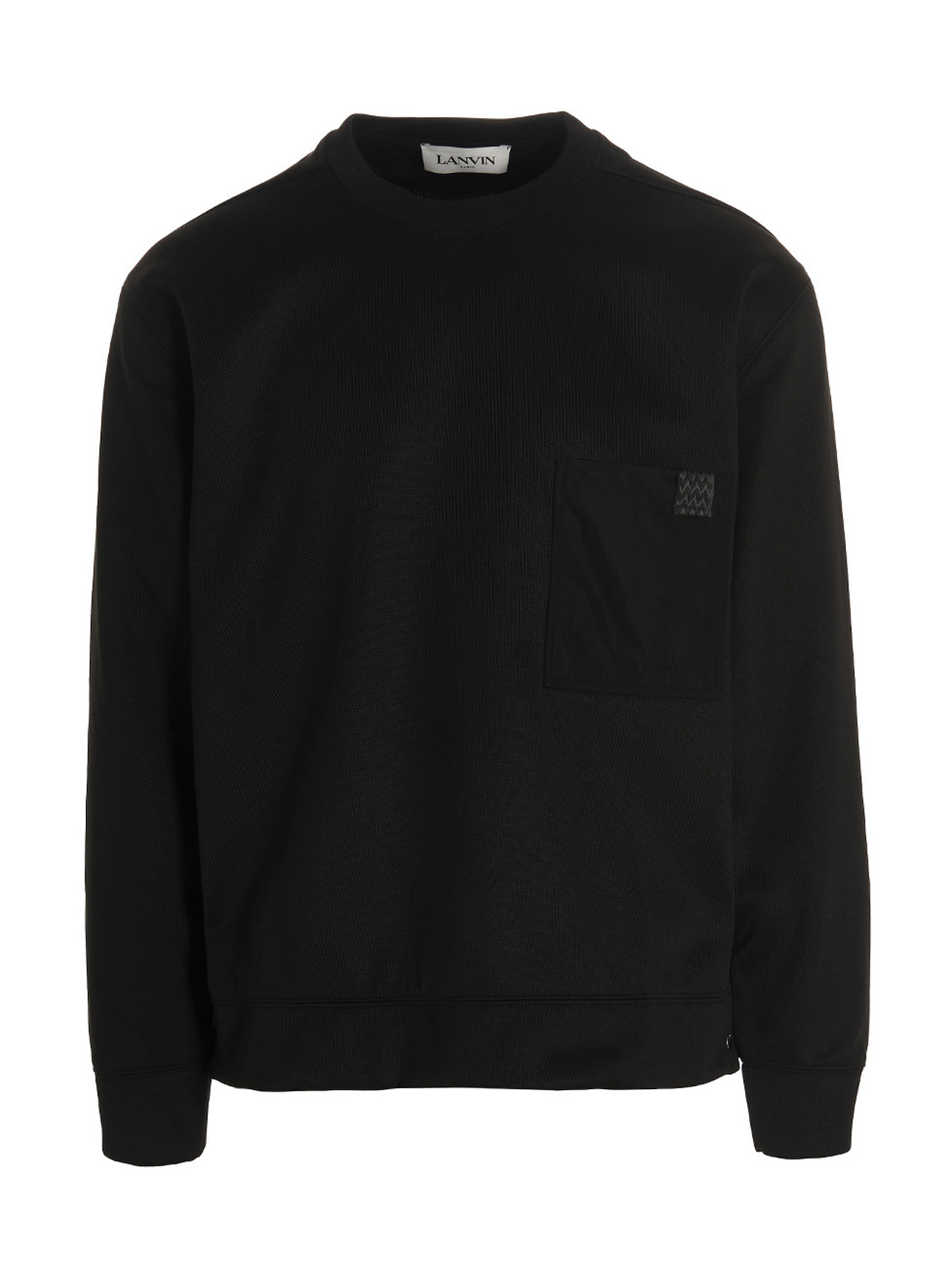 Shop Lanvin Elevated Sweatshirt In Black