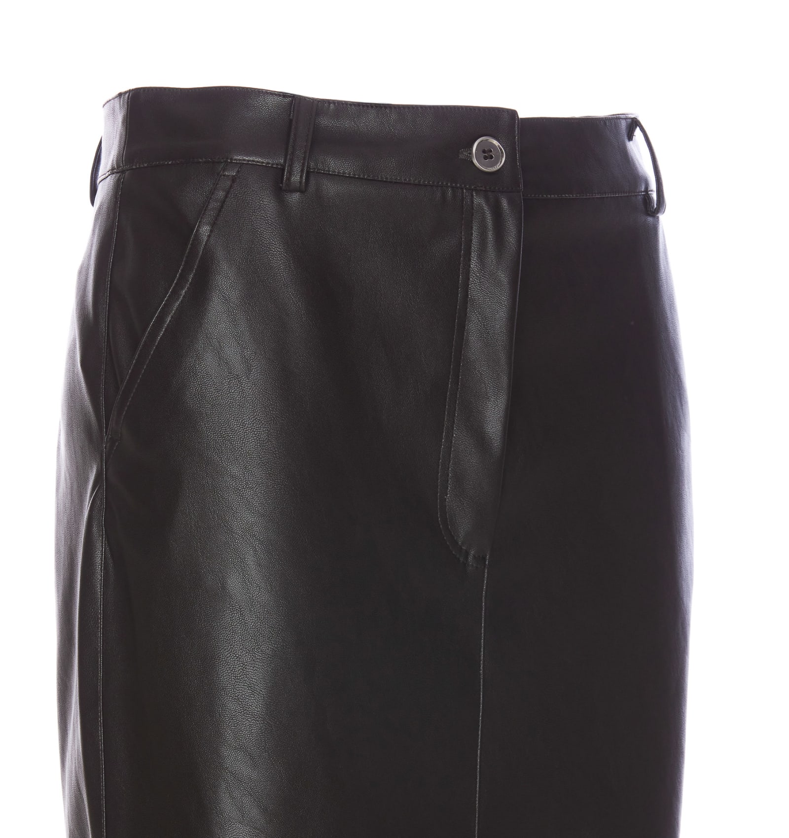 Shop Pinko Ginocchiera Skirt In Brown