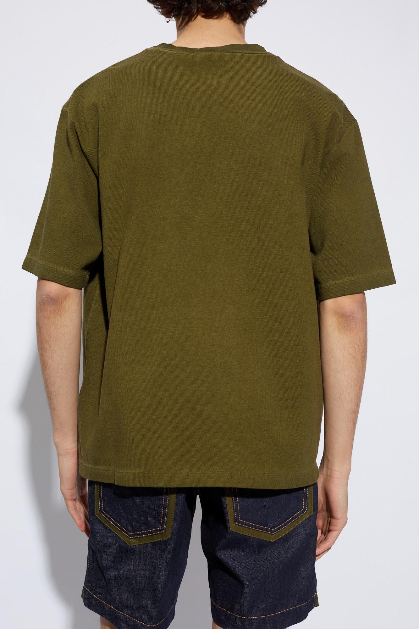 Shop Dsquared2 T-shirt With Logo In Green