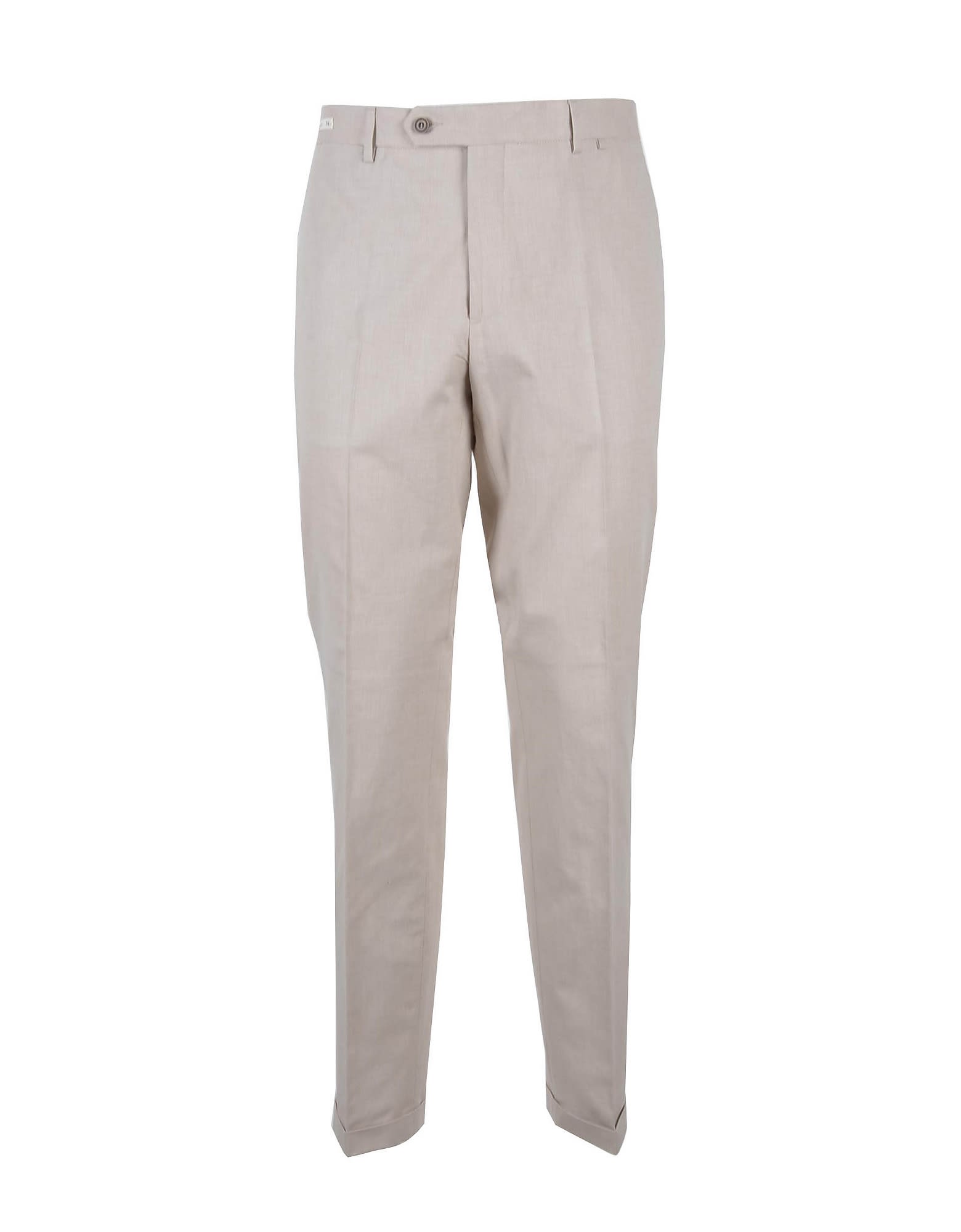 PAOLONI MENS'S BEIGE trousers
