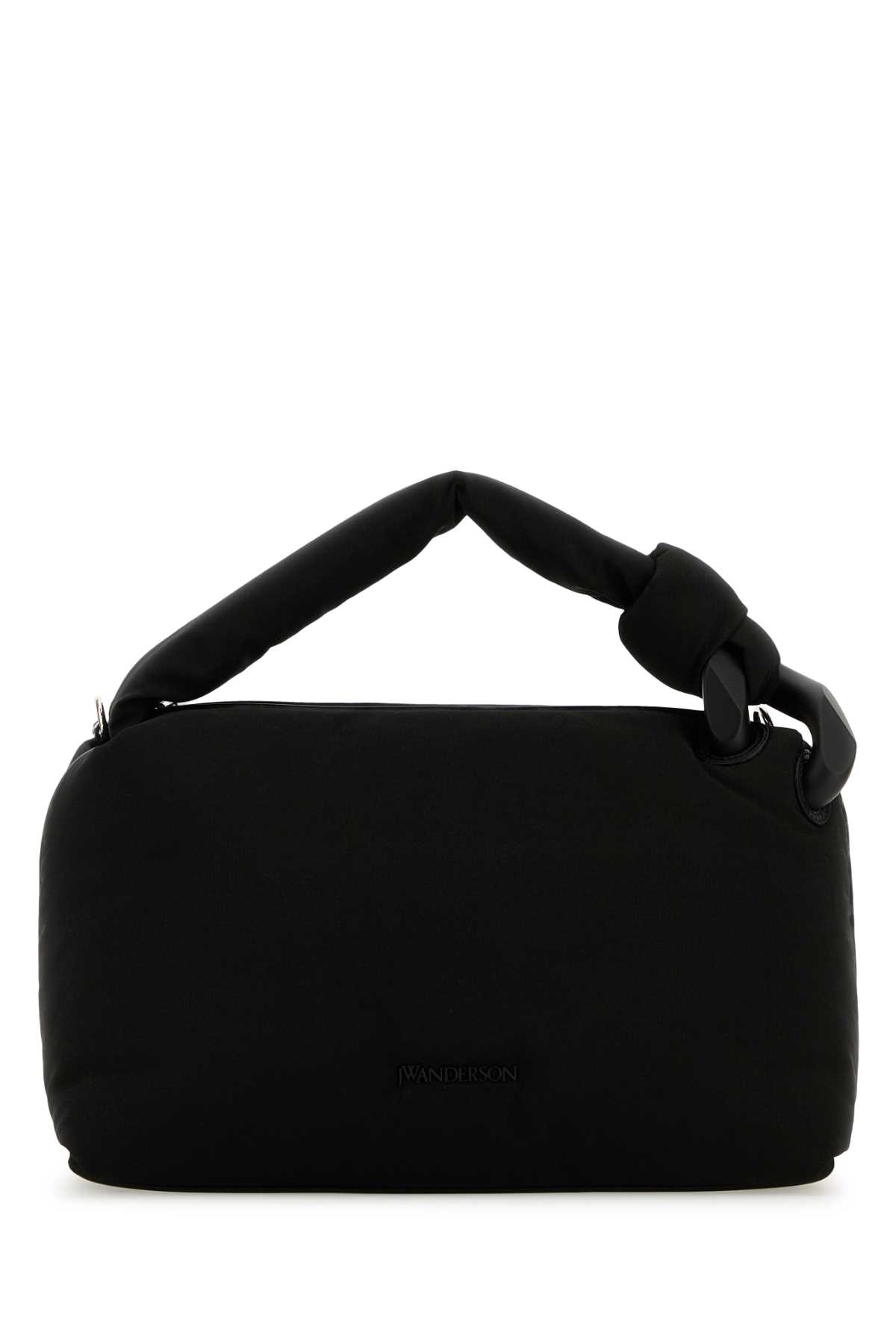 JW ANDERSON BLACK FABRIC JWA PUFFY HANDBAG 