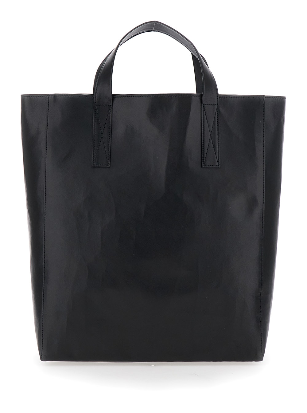 Vivienne Westwood 'sarah' Black Medium Tote Bag With Embossed Orb Logo On The Front In Black