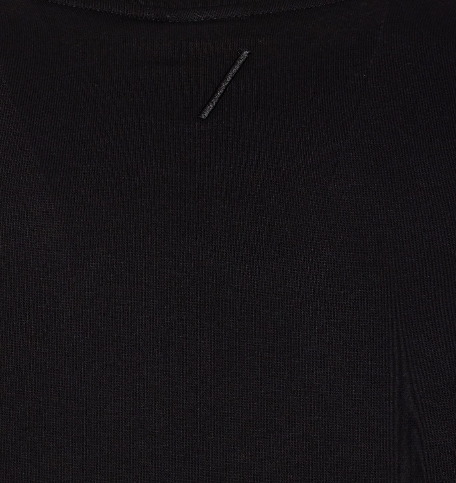 Thom Krom Oversized Patched Print Cotton-modal Stretch Jersey T-shirt In Black