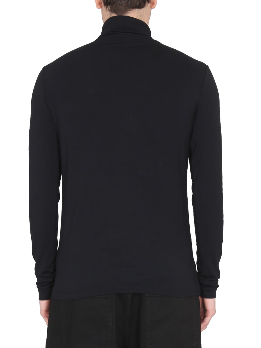 Shop Raf Simons Top High Neck In Black