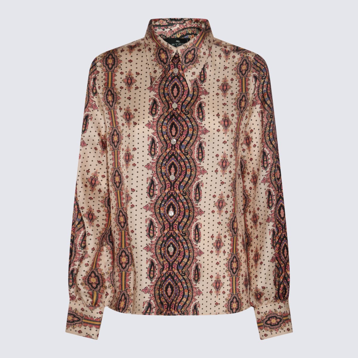 Multicolour Silk Paisley Shirt