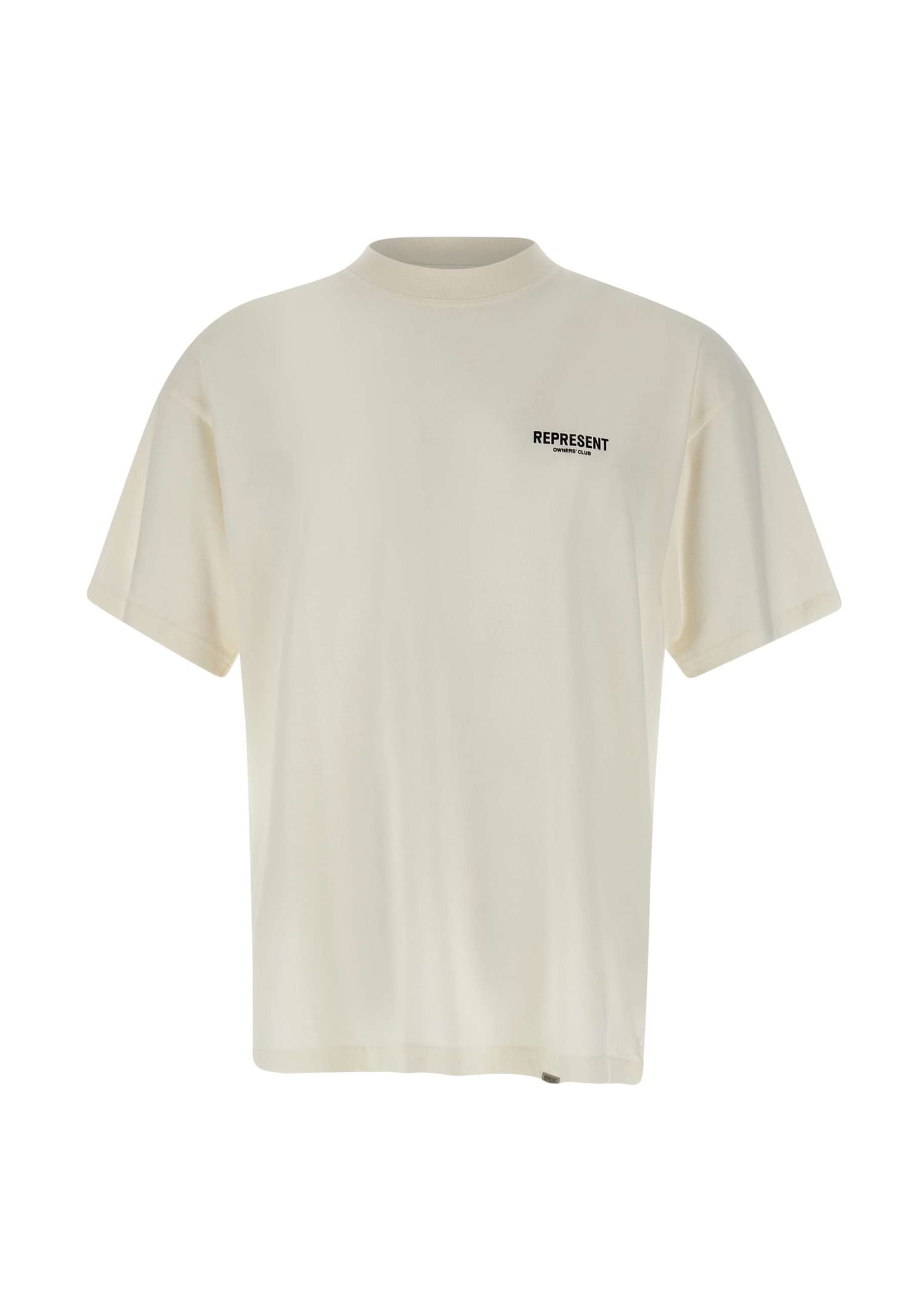 Shop Represent Owners Club Cotton T-shirt In White