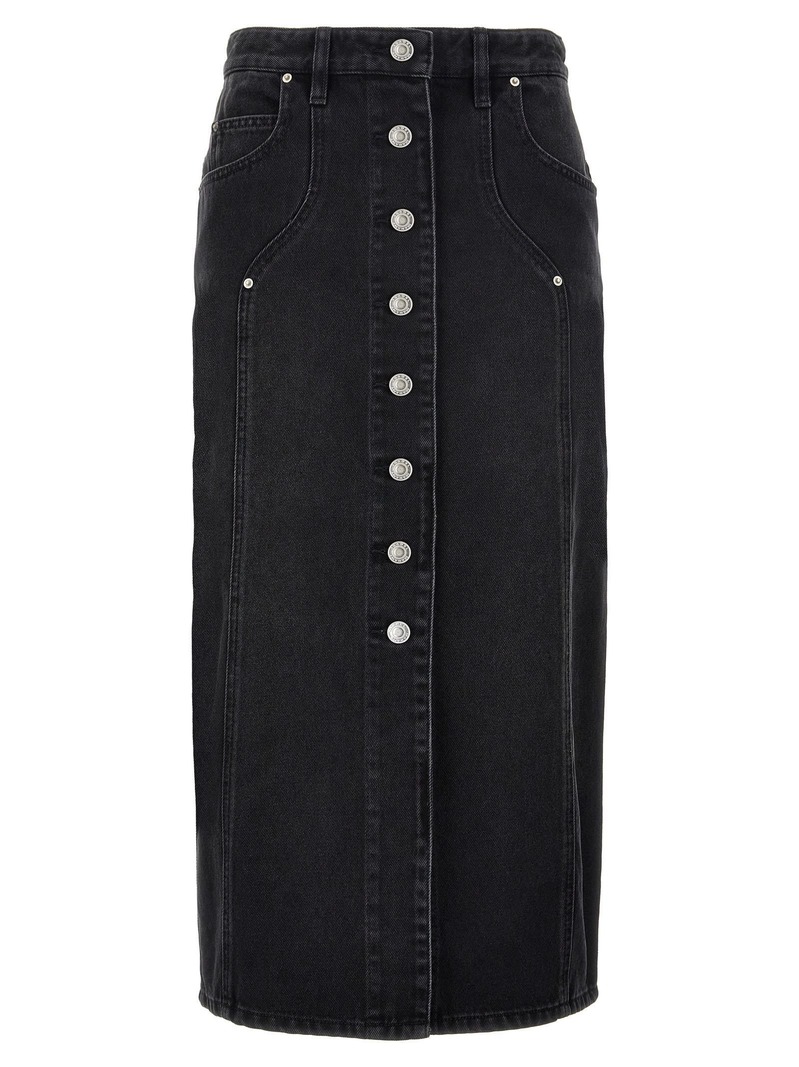 Shop Marant Etoile Vandy Skirt In Black