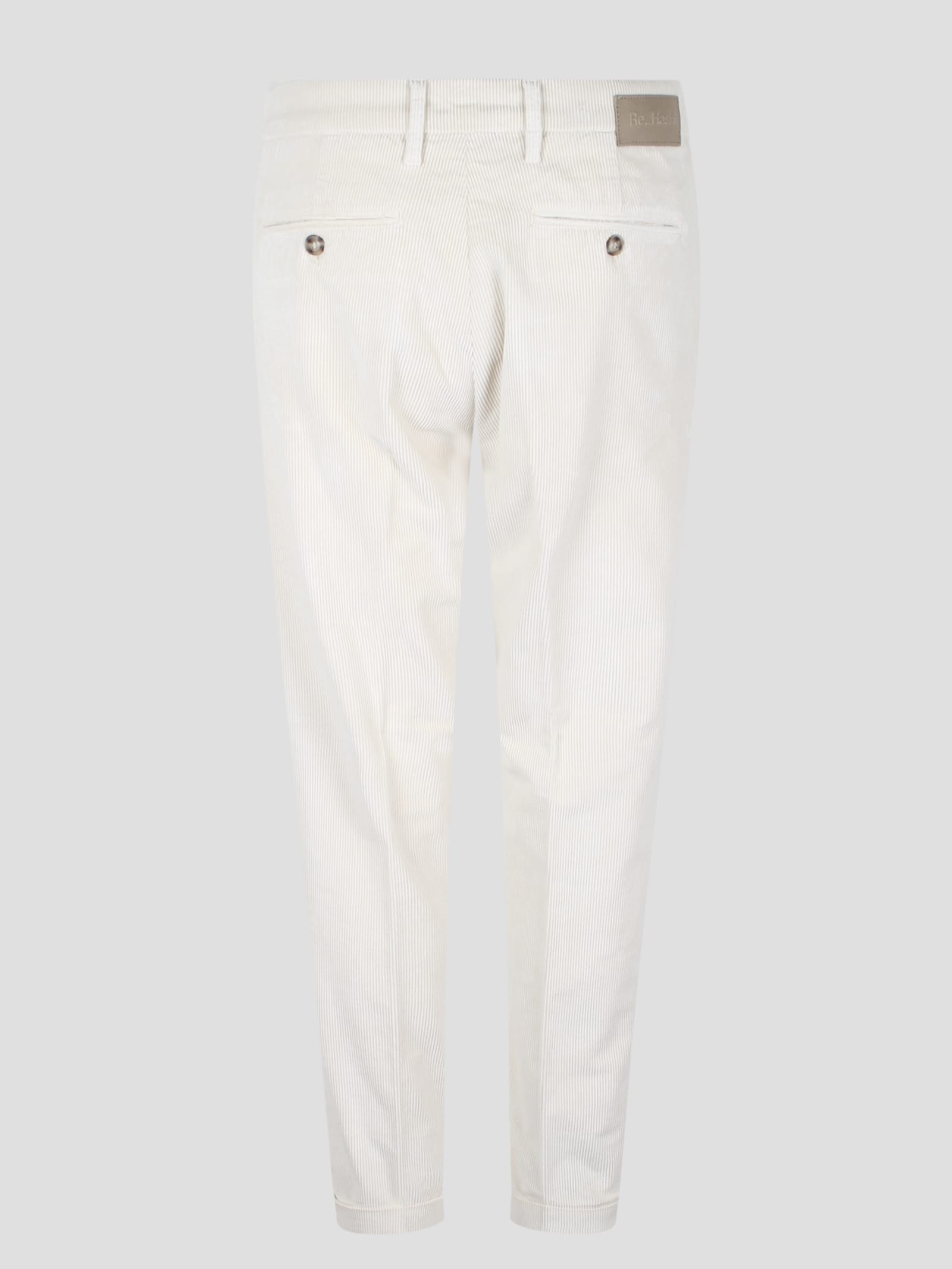 Shop Re-hash Ribbed Mucha Chinos Pant In White