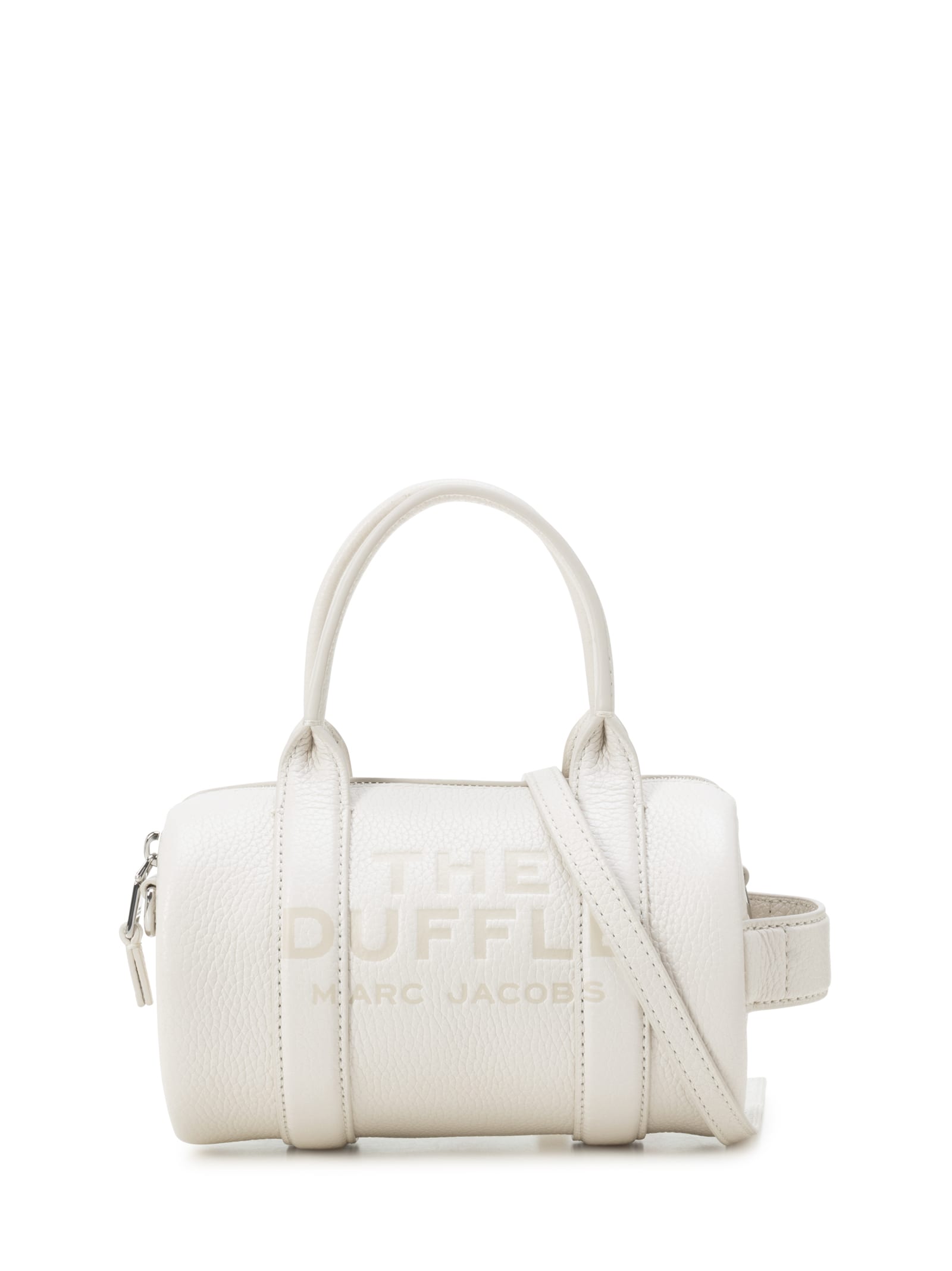 Shop Marc Jacobs Shoulder Bags In Cotton/silver