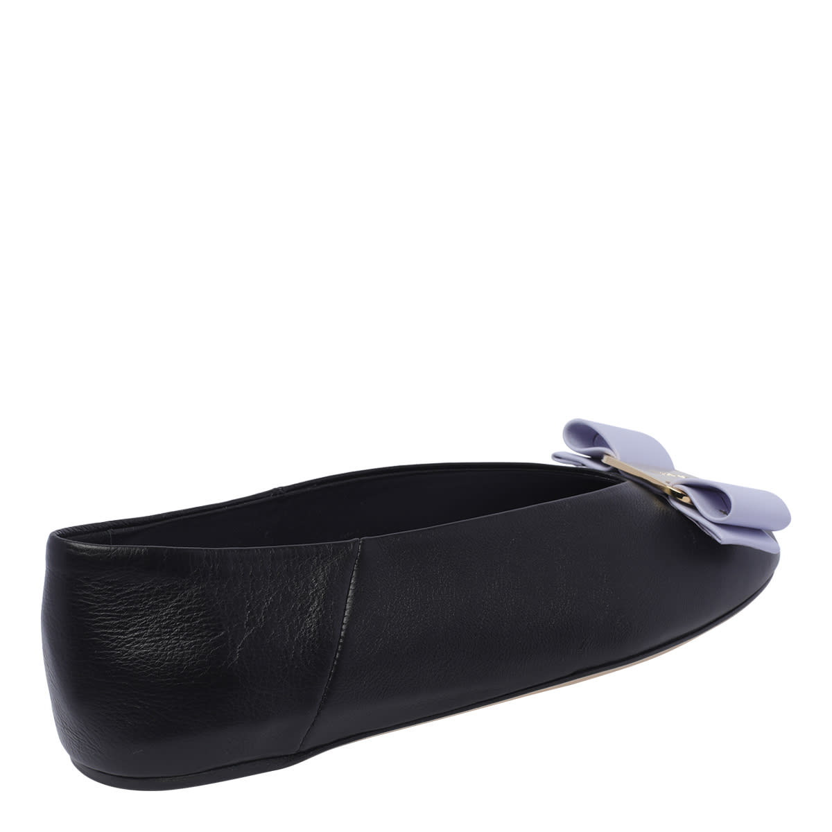 Shop Ferragamo Vara Bow Ballets In Black