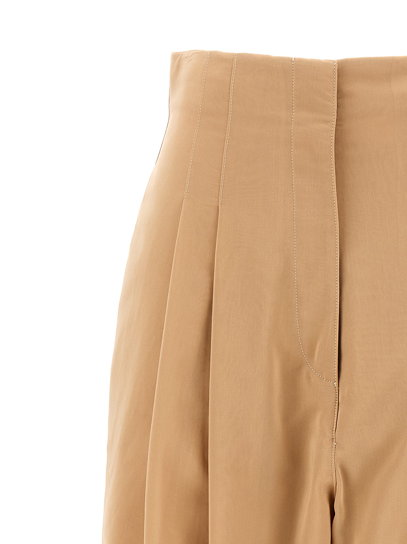 Shop Philosophy Di Lorenzo Serafini Carrot Pants In Beige
