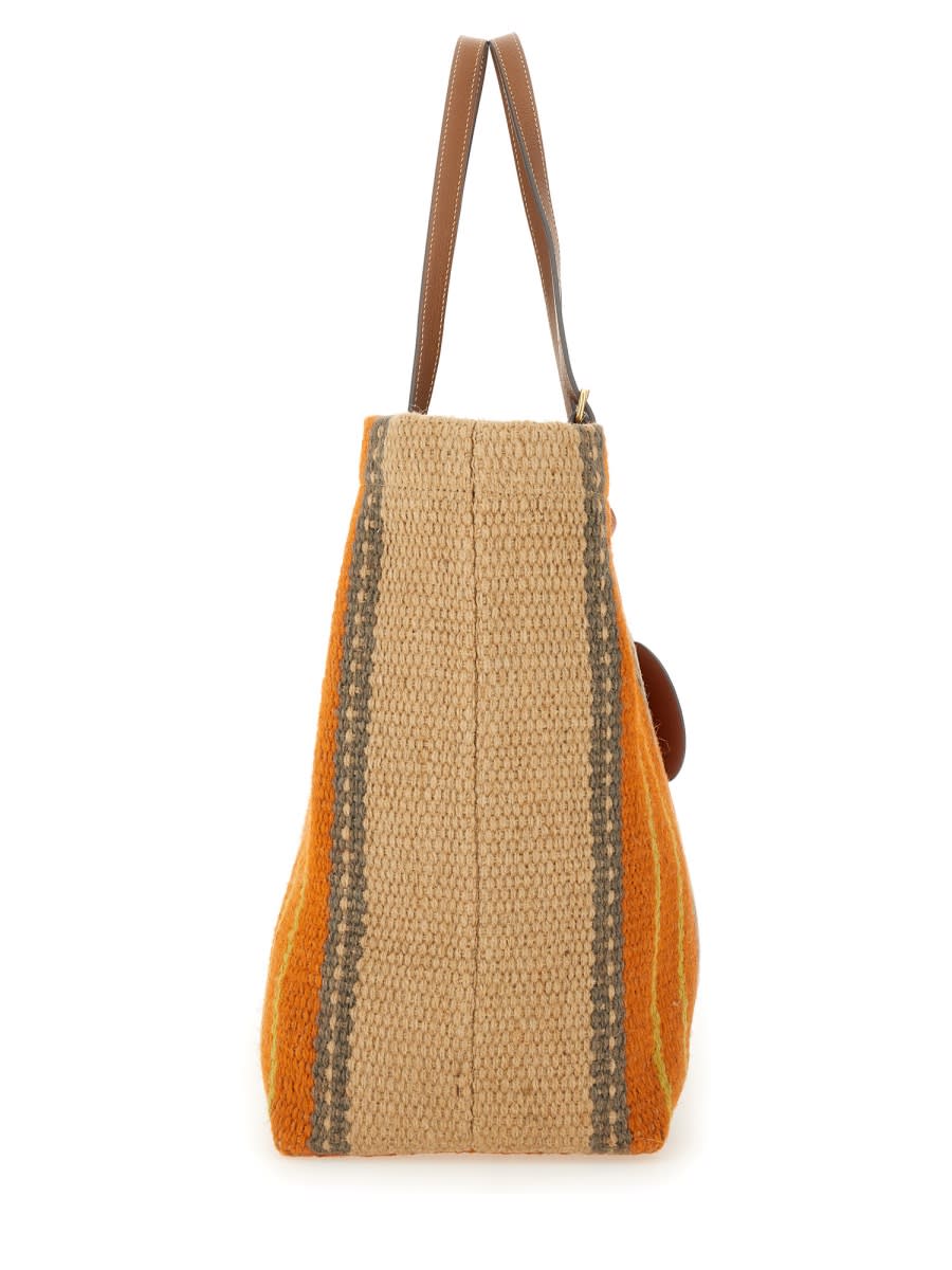 Shop Anya Hindmarch Tote Bag With Logo In Multicolour