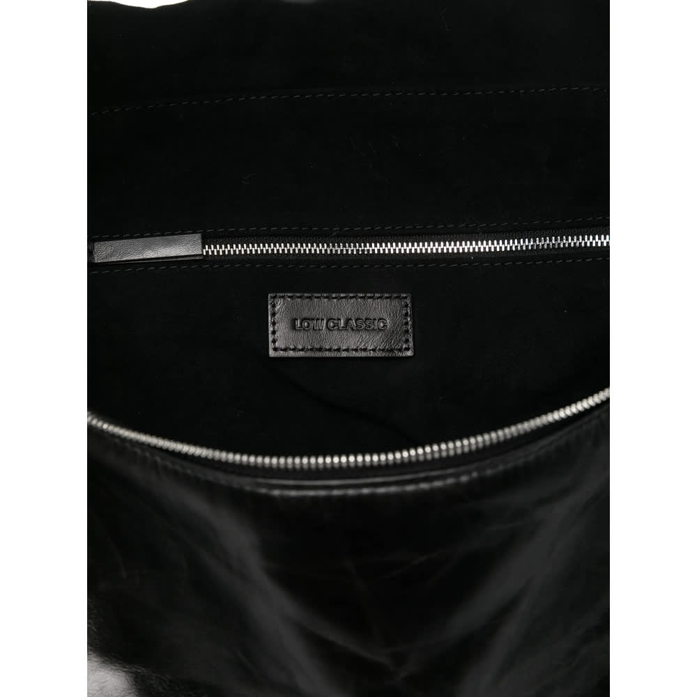 Low Classic Versatile Shoulder Bag Adjustable Strap In Black