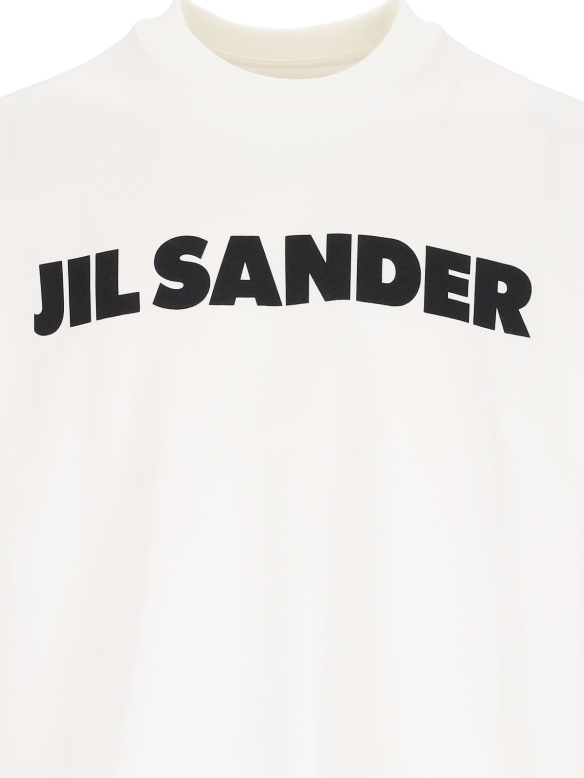 Shop Jil Sander Logo Print T-shirt In White