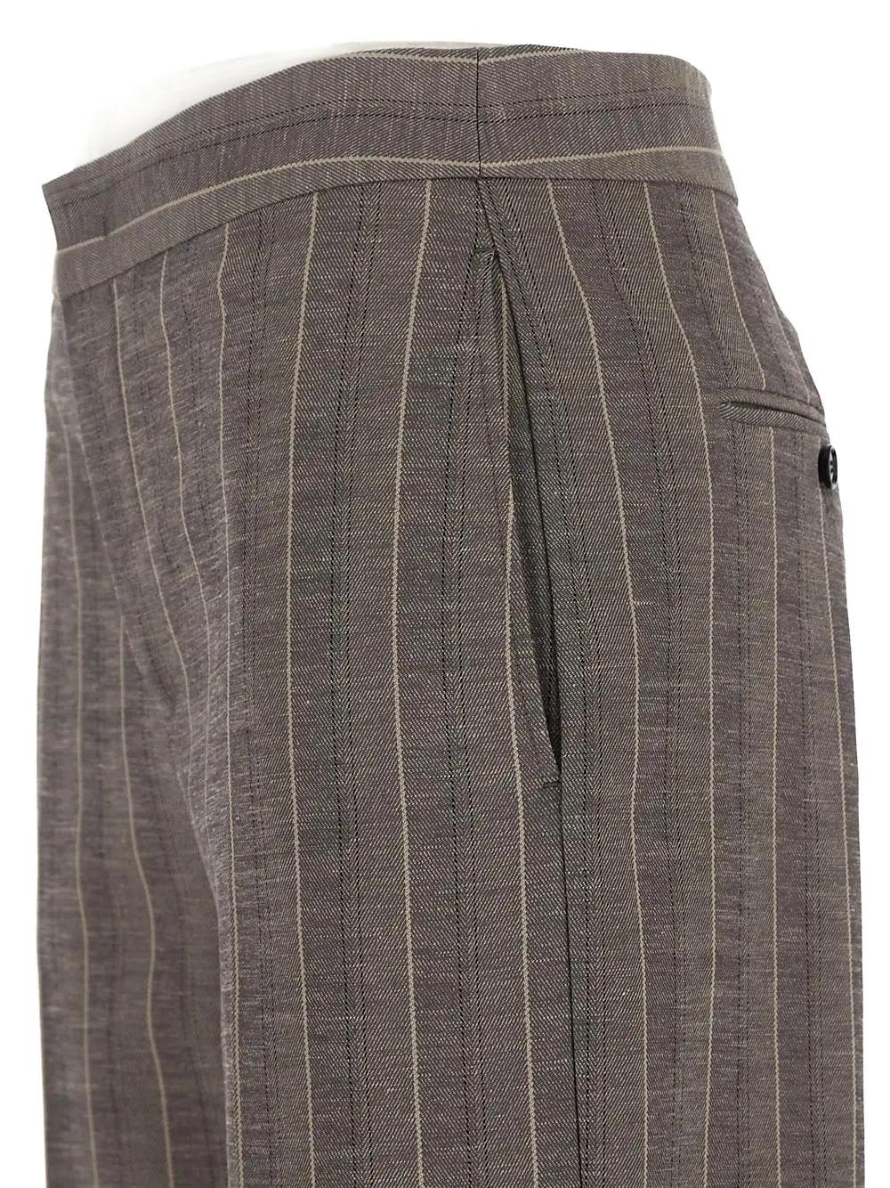 Shop Isabel Marant Scarly Trousers In Gy Grey