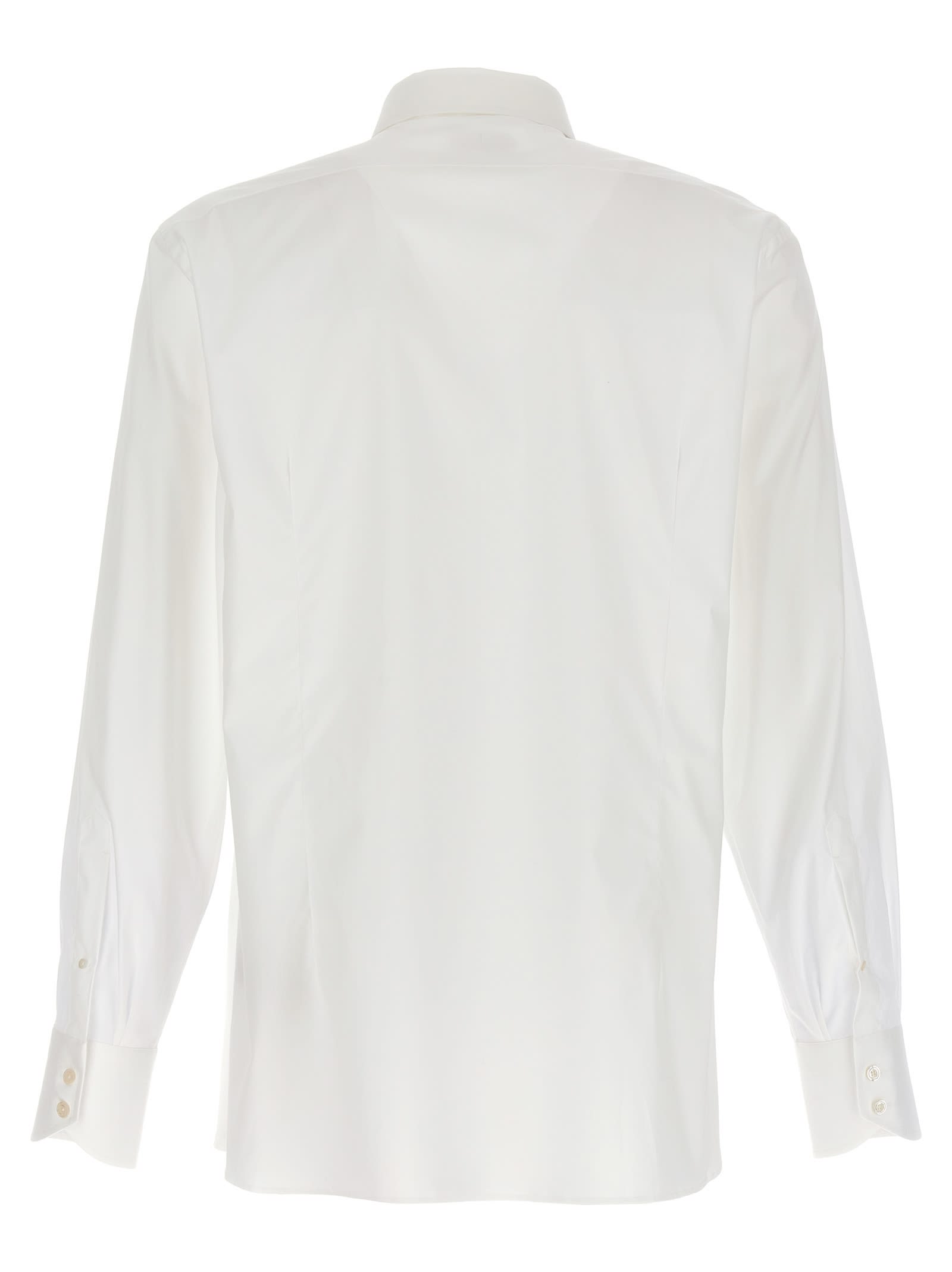 Shop Tom Ford Cotton Poplin Shirt In White