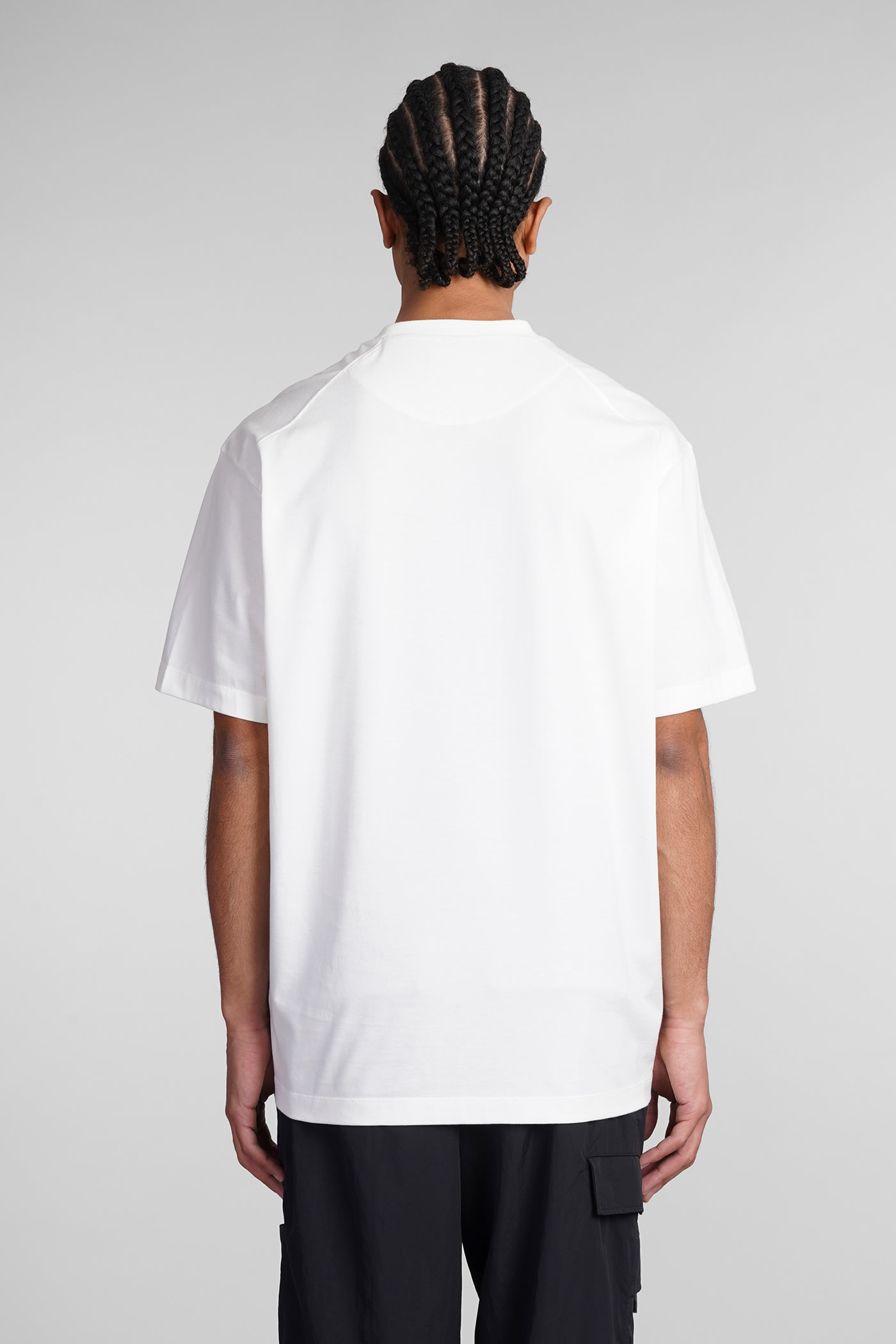 Shop Y-3 T-shirt In White Cotton