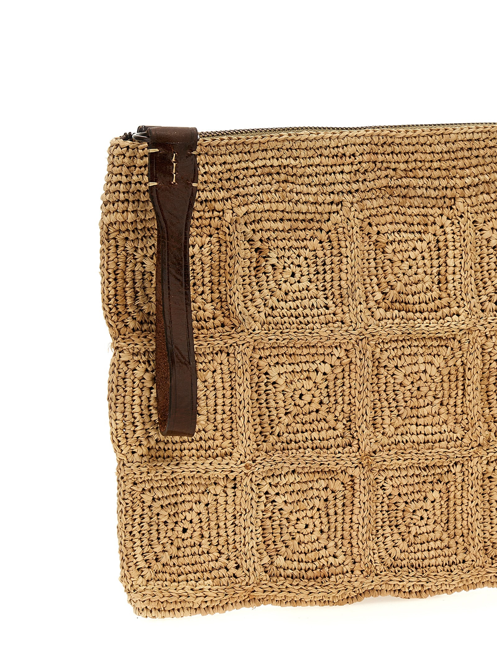 Ibeliv Raffia Clutch Tanala In Beige