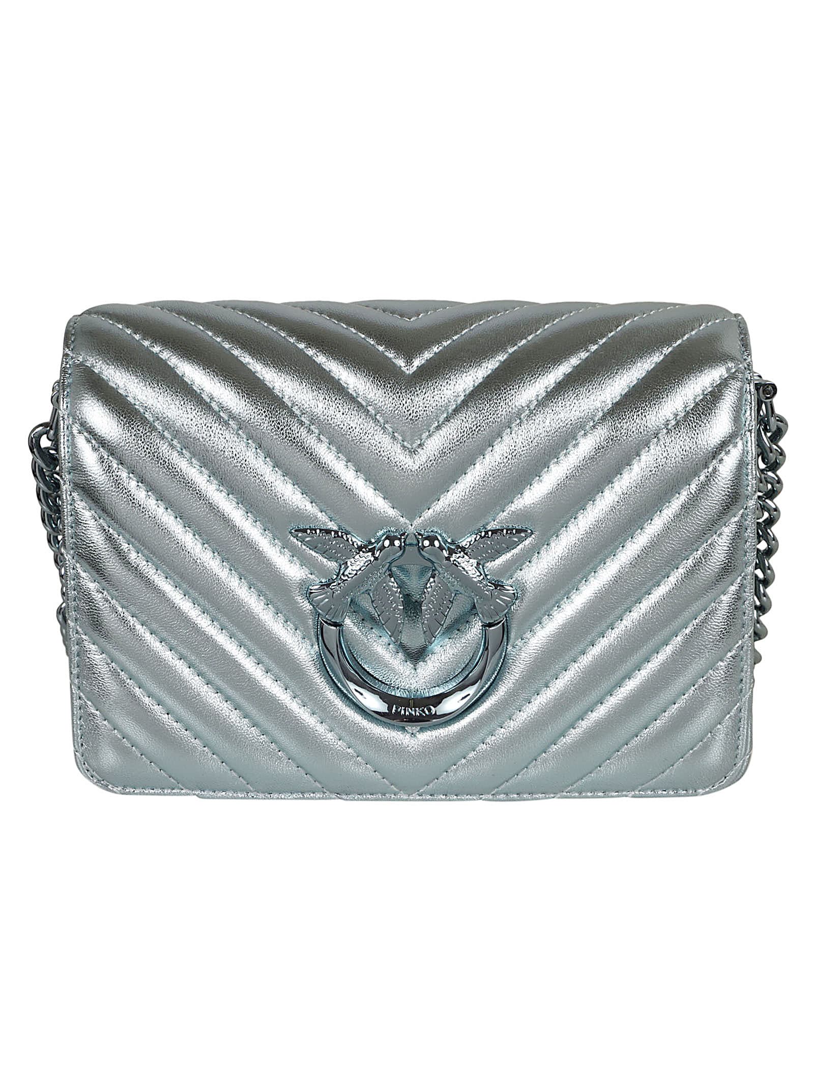 Pinko Love Click Mini Metal Sheep Bag