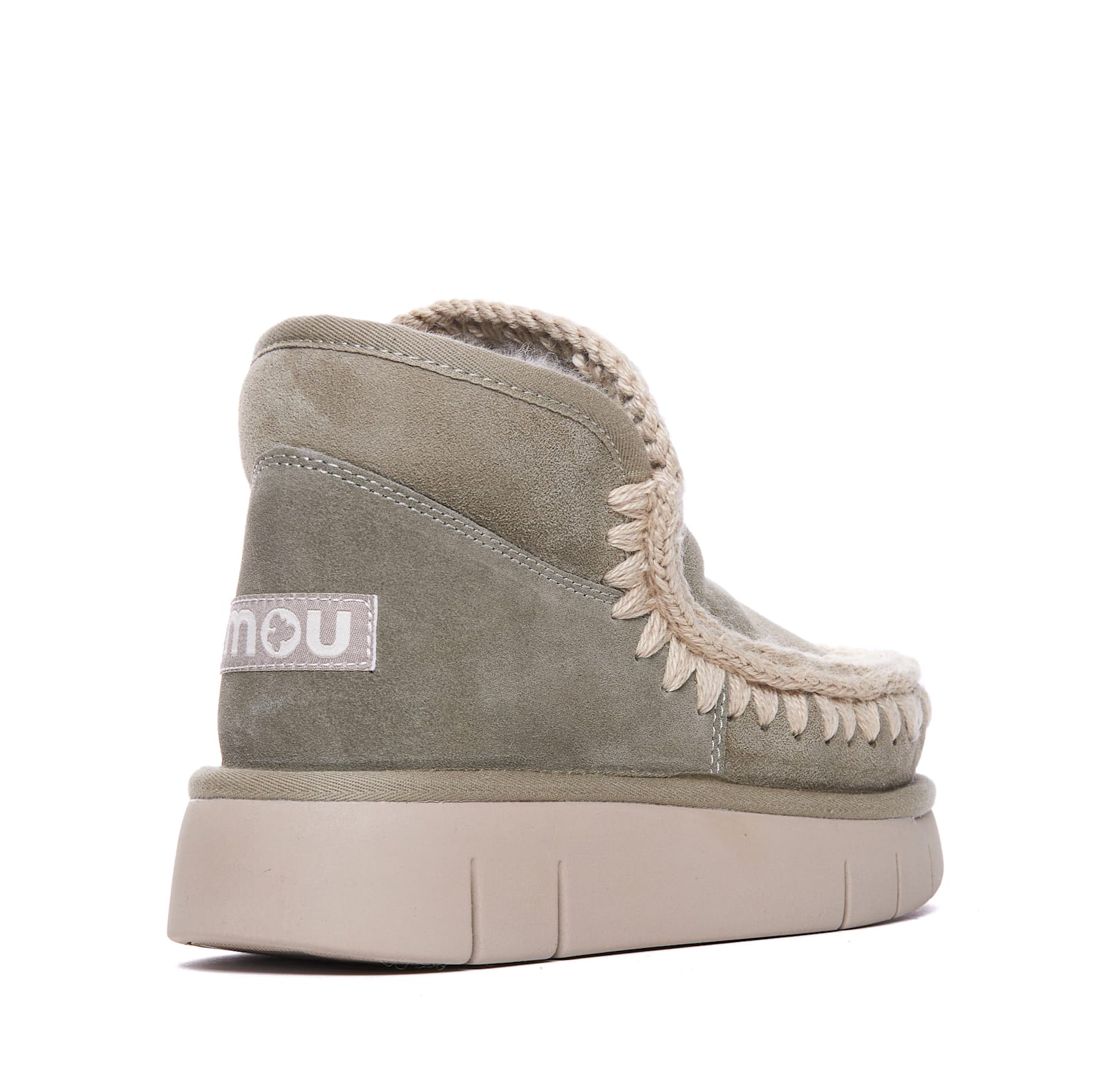 Shop Mou Eskimo Bounce Sneakers In Green