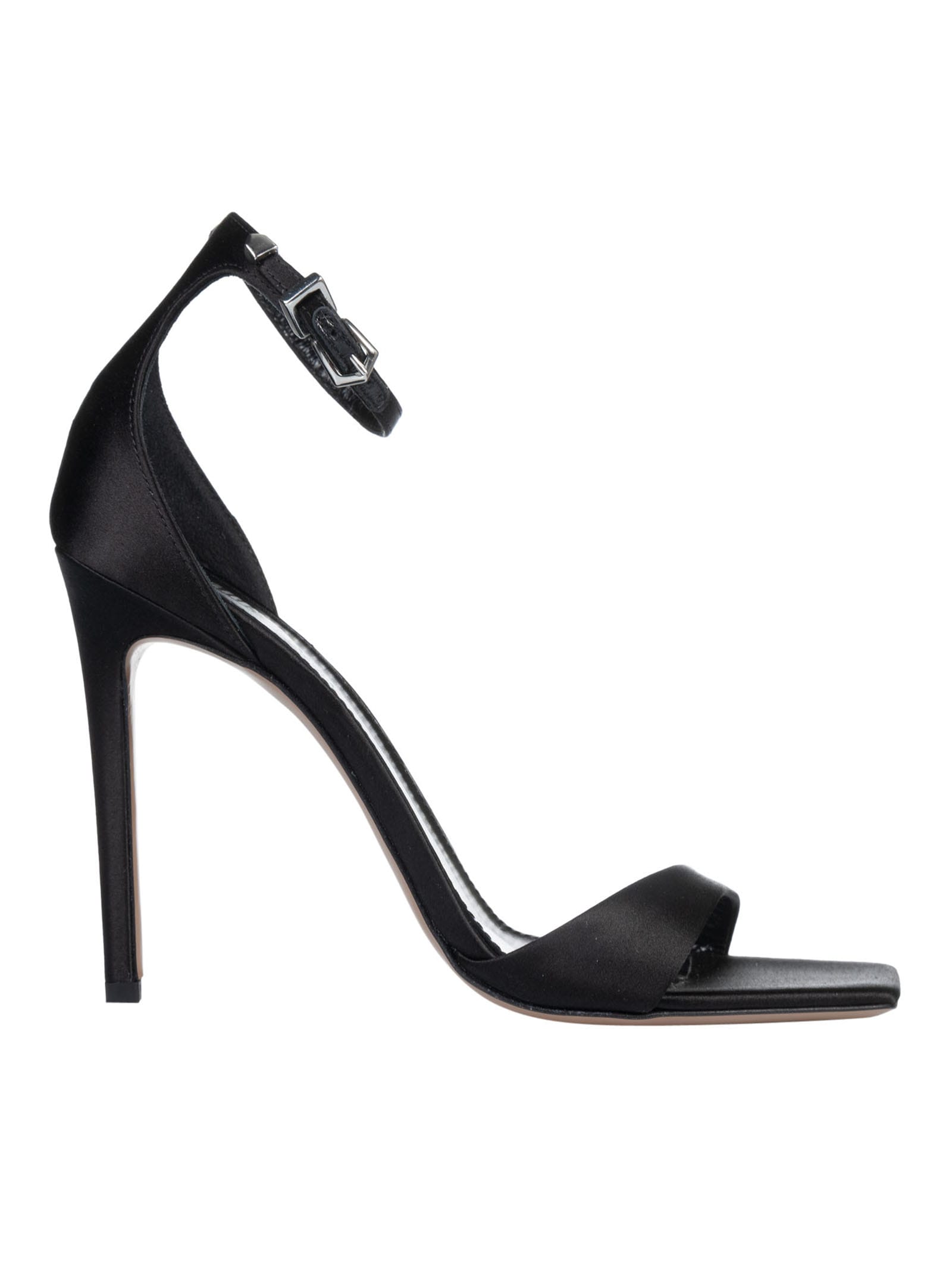 Shop Paris Texas Stiletto Sandals In Black