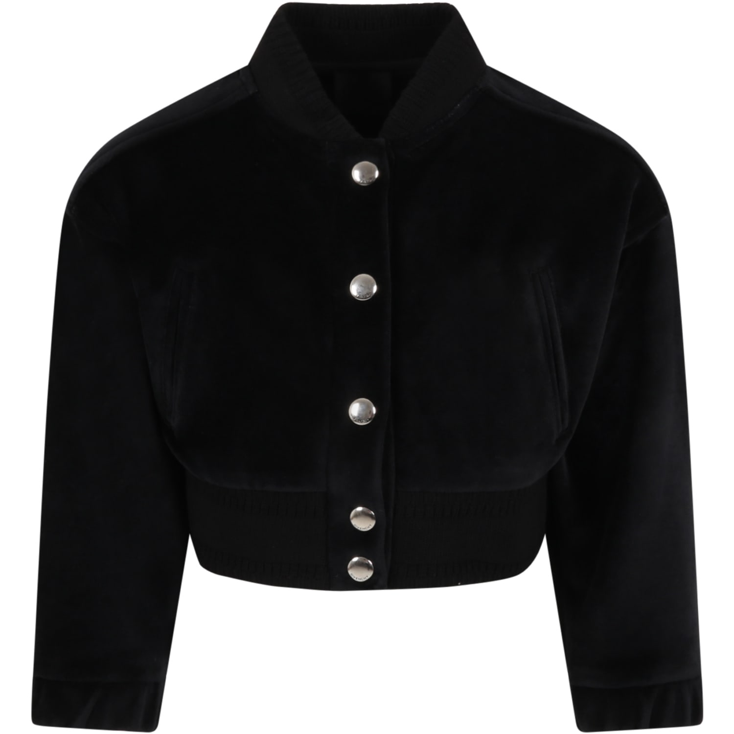 Givenchy Black Jacket Fo Girl With Logo