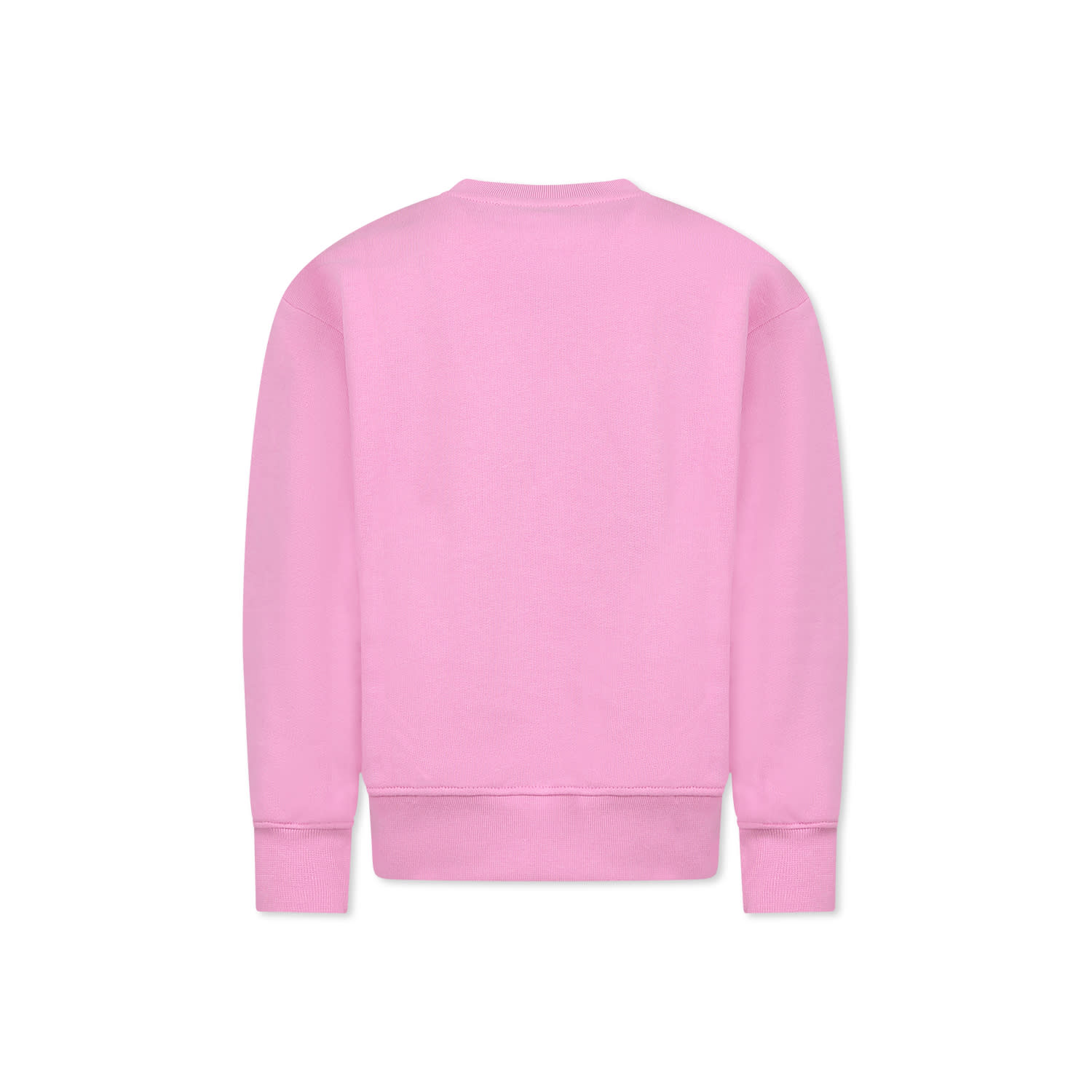 Shop Msgm Pink Sweatshirt For Girl With Logo