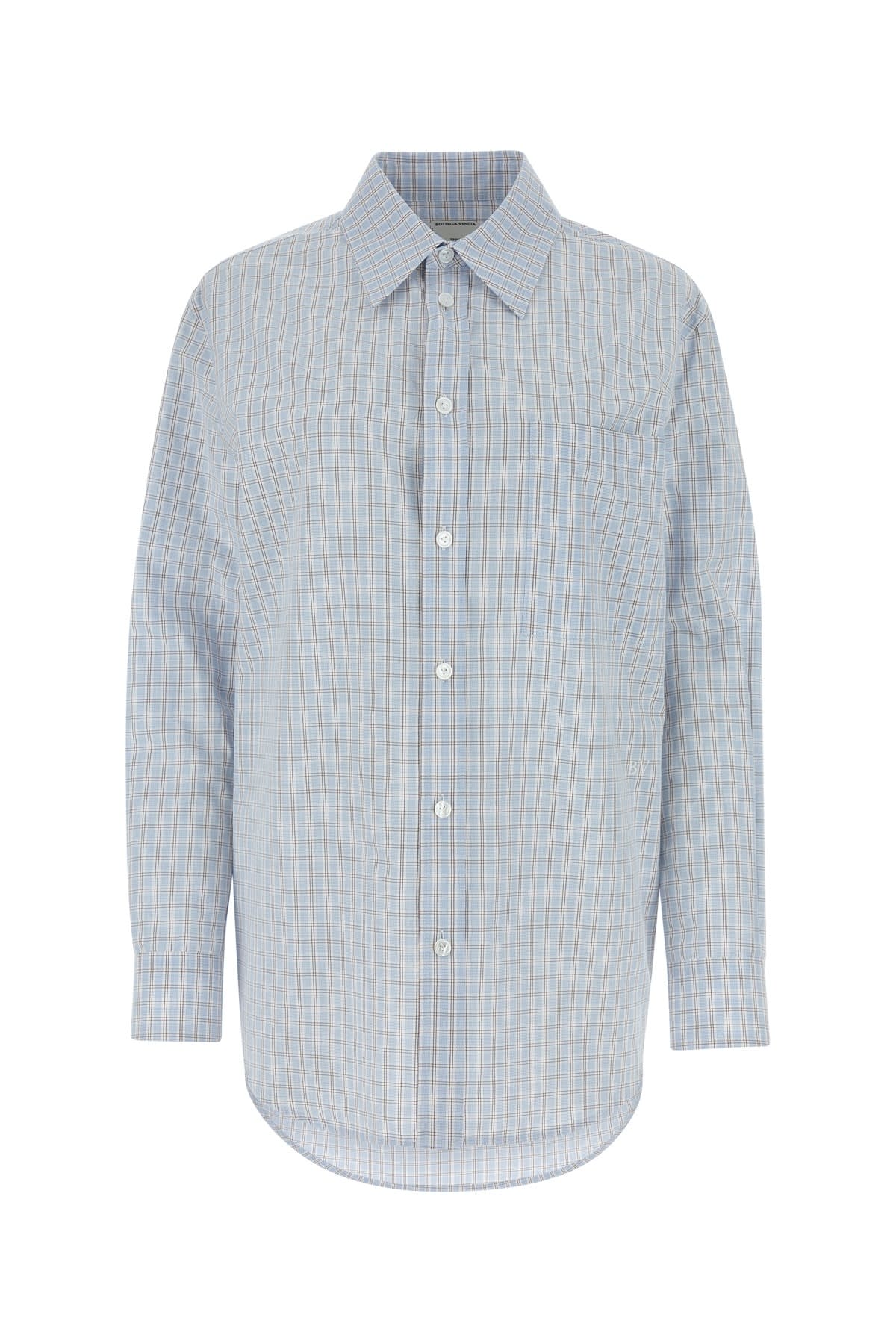 Shop Bottega Veneta Camicia In Azzurro