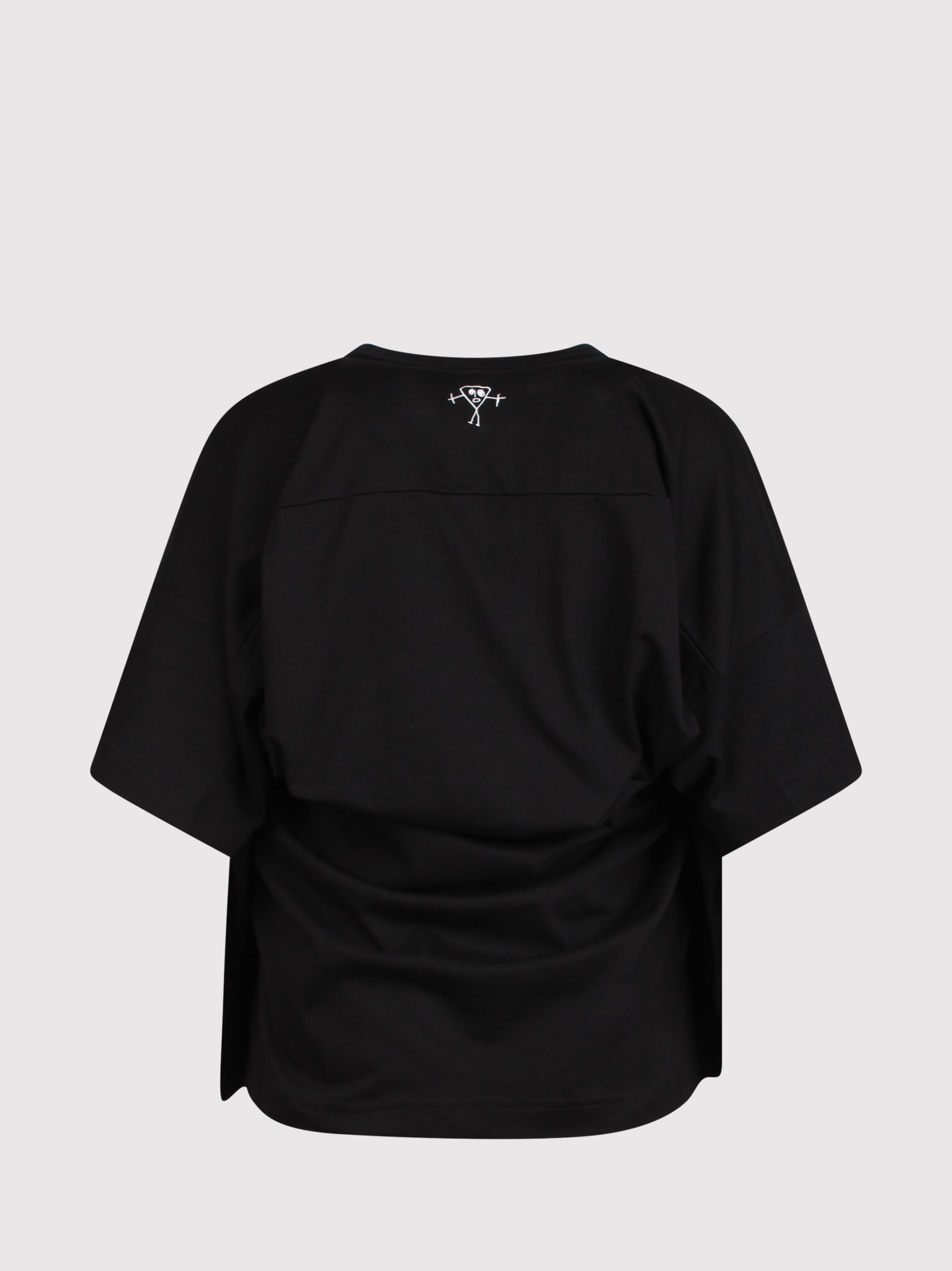 Shop Plan C Oversized T-shirt With Printed Logo