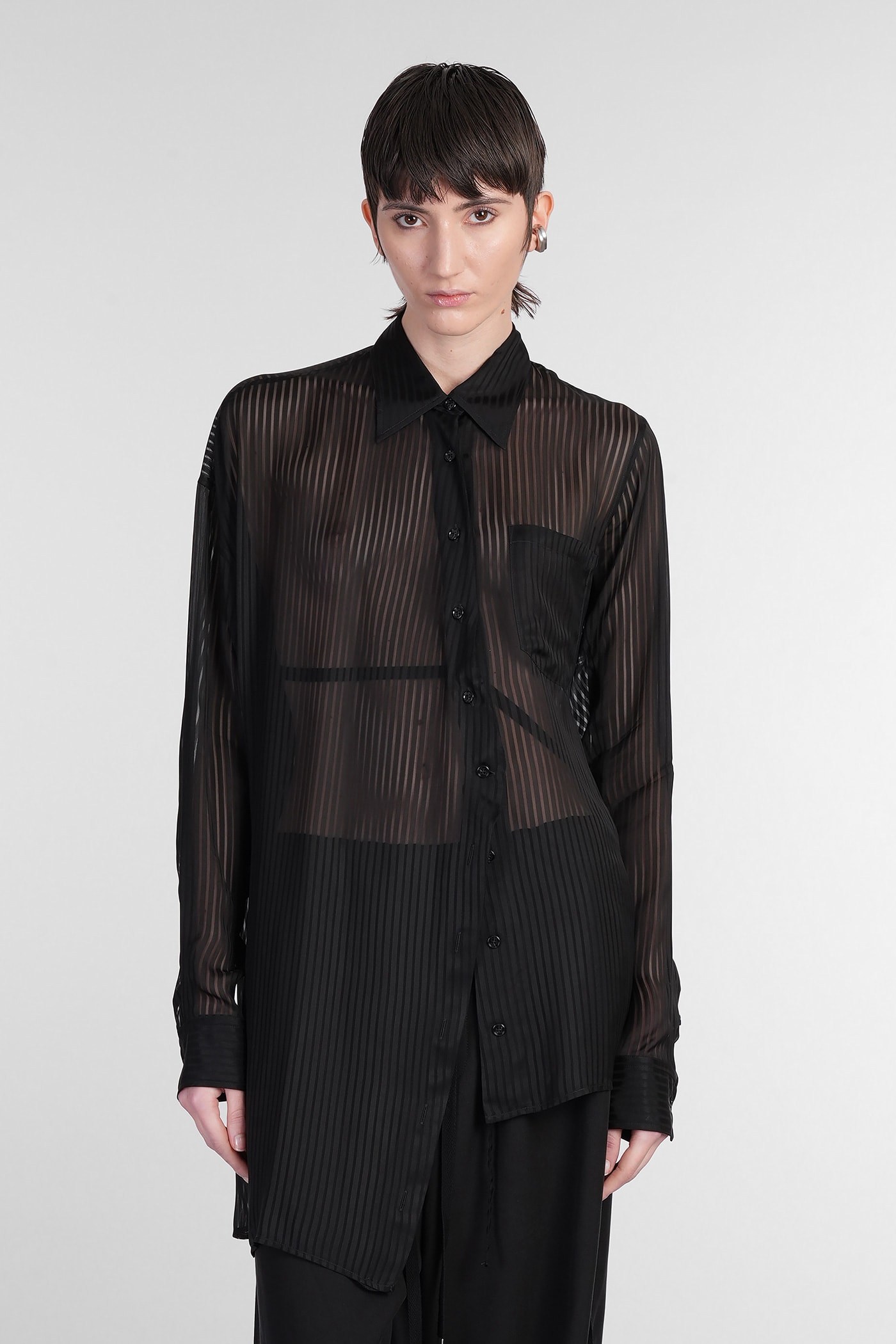 Daria Shirt In Black Viscose