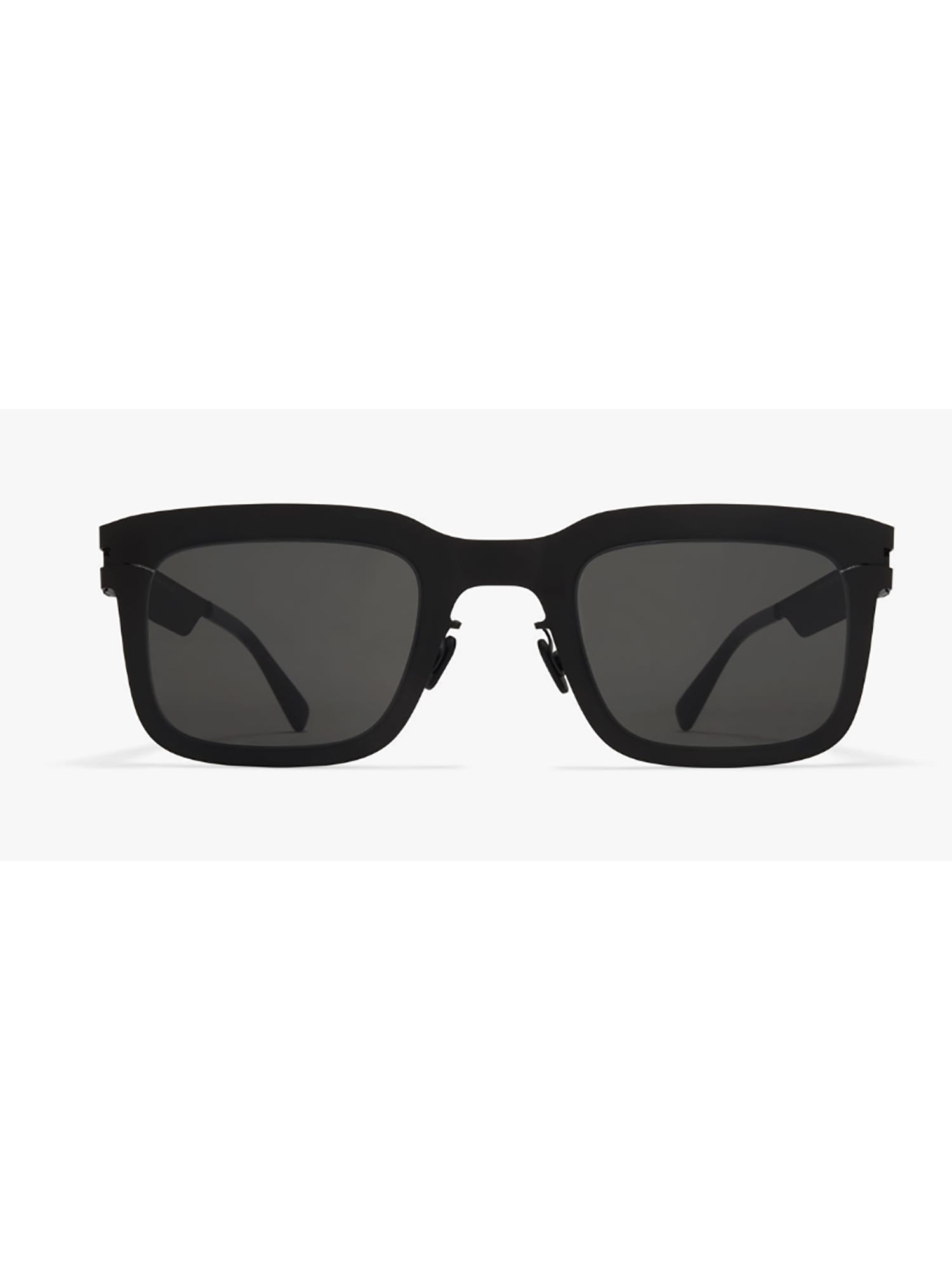 Shop Mykita Norfolk Sunglasses In Black Darkgrey