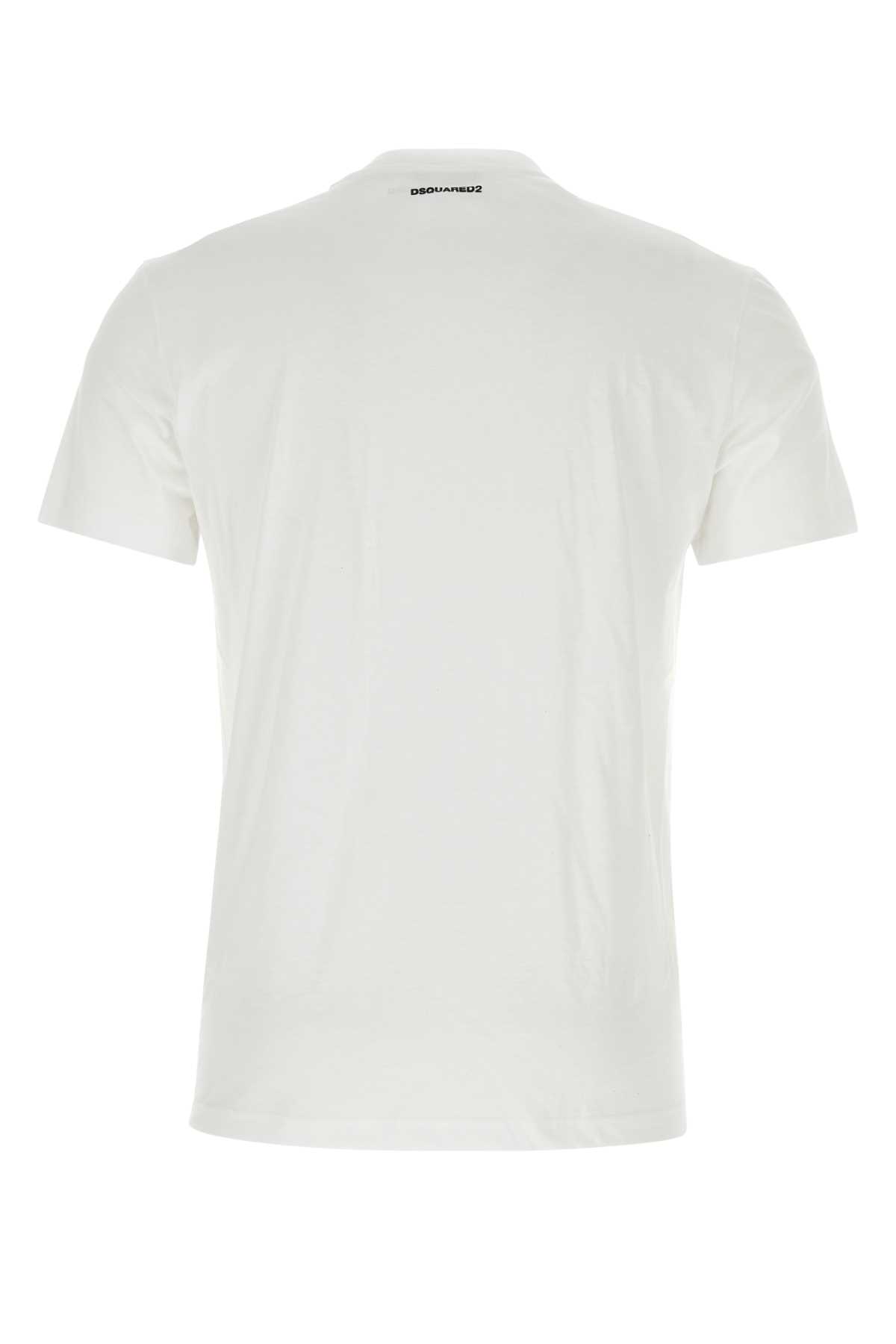 Shop Dsquared2 White Cotton T-shirt Set
