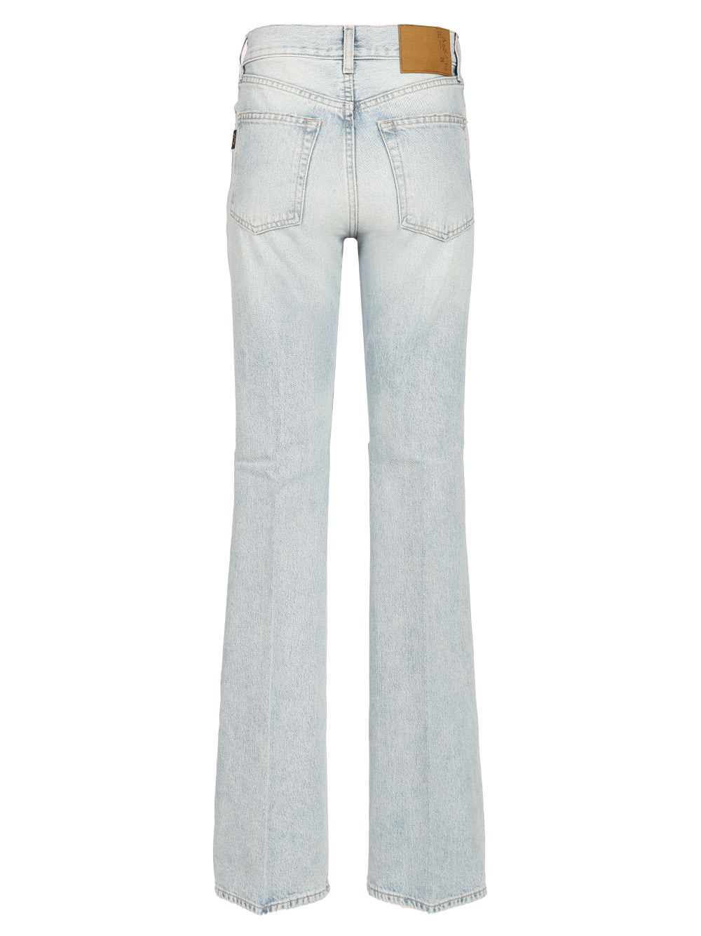 Haikure Flora Basic Flared Jeans In Blue