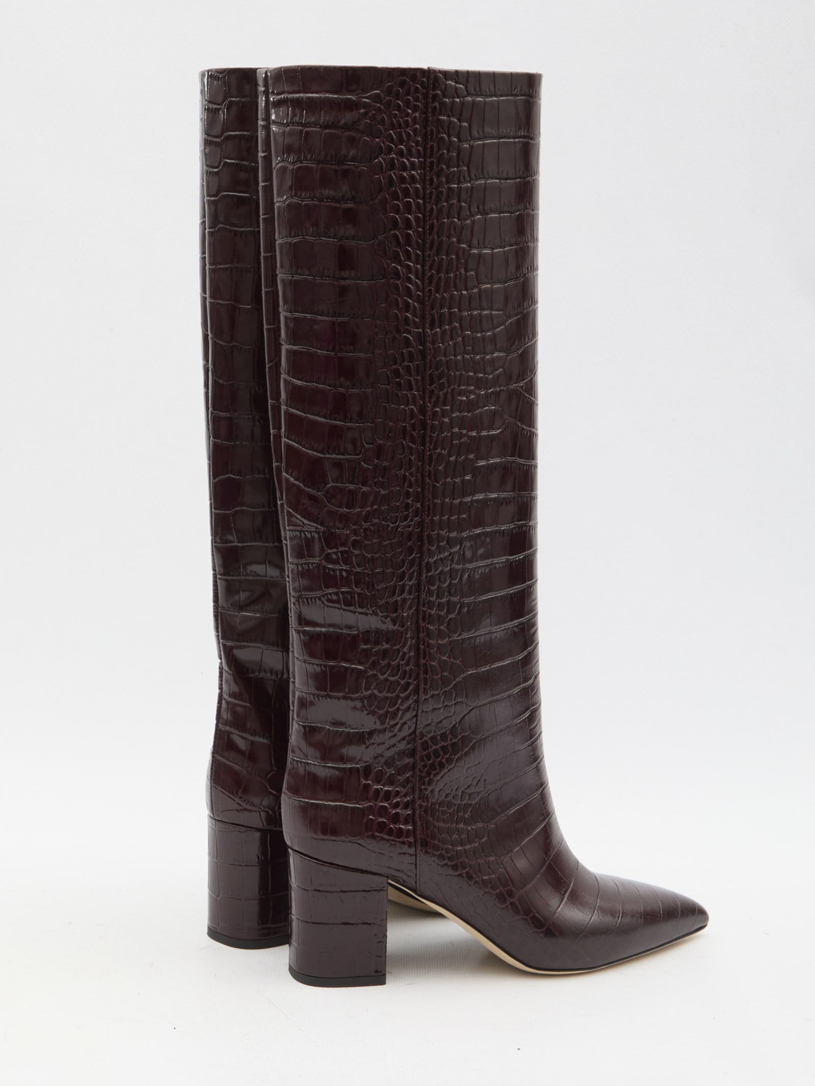 Shop Paris Texas Anja Boots In Bordeaux