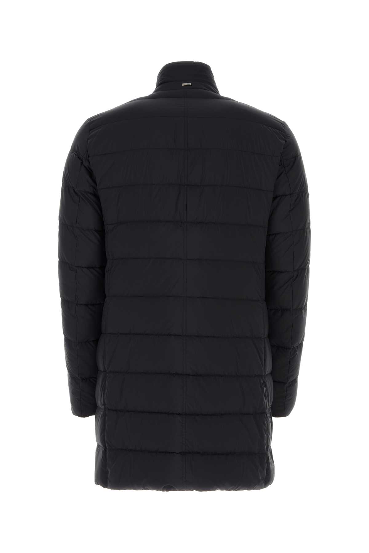 Shop Herno Black Nylon Padded Jacket In Nero